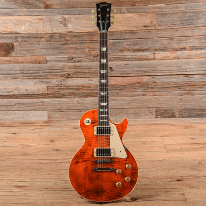 Gibson Custom Les Paul Standard Figured Orange 2010 Electric Guitars / Solid Body