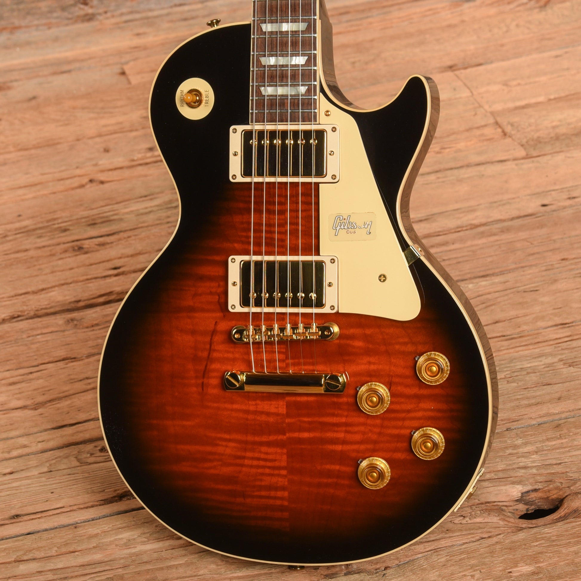 Gibson Custom Les Paul Standard Figured Sunburst 2017 Electric Guitars / Solid Body