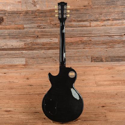 Gibson Custom Les Paul Standard Painted Over Ebony Over Frosted Blue 2016 Electric Guitars / Solid Body