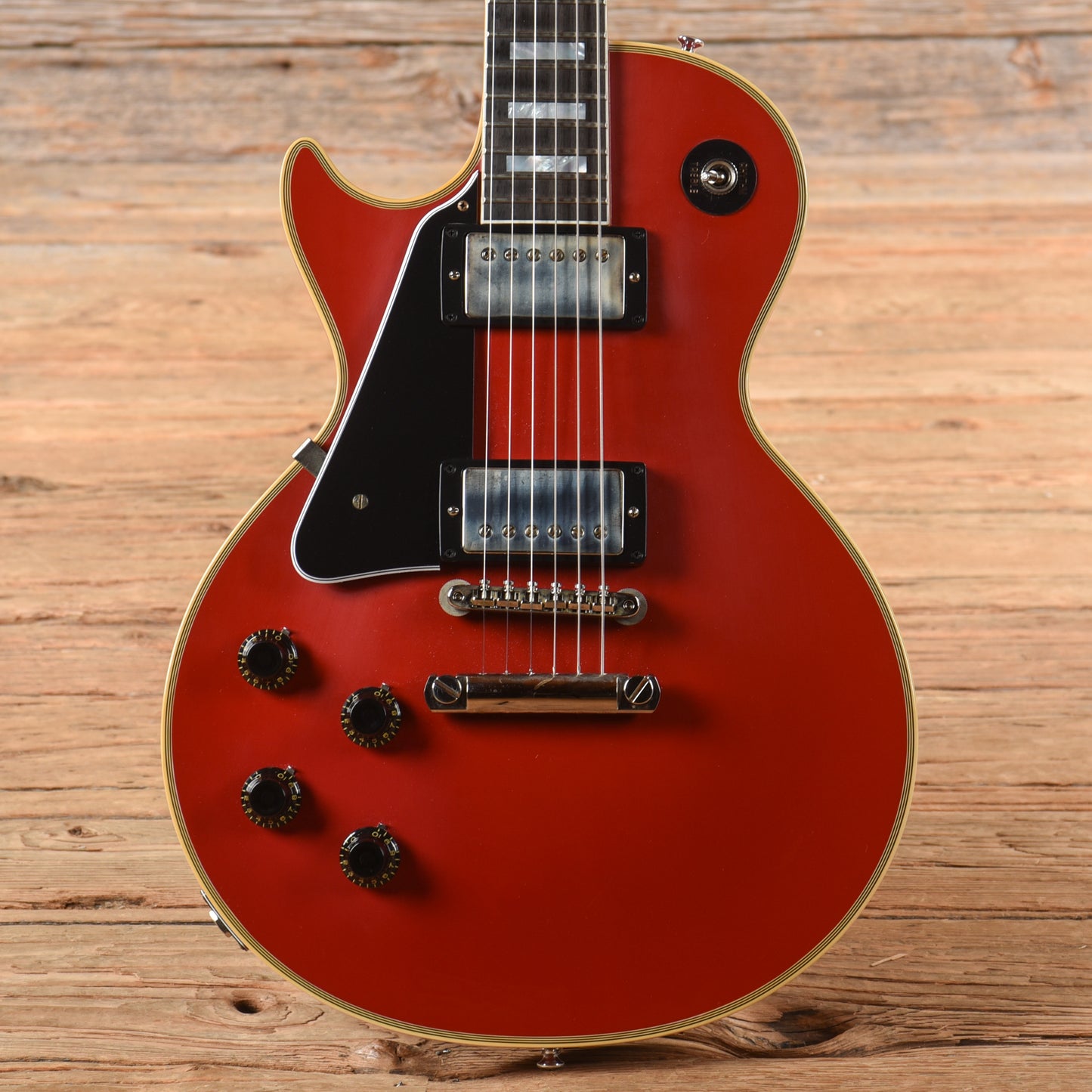 Gibson Custom M2M '57 Les Paul Custom Cardinal Red 2023 LEFTY Electric Guitars / Solid Body