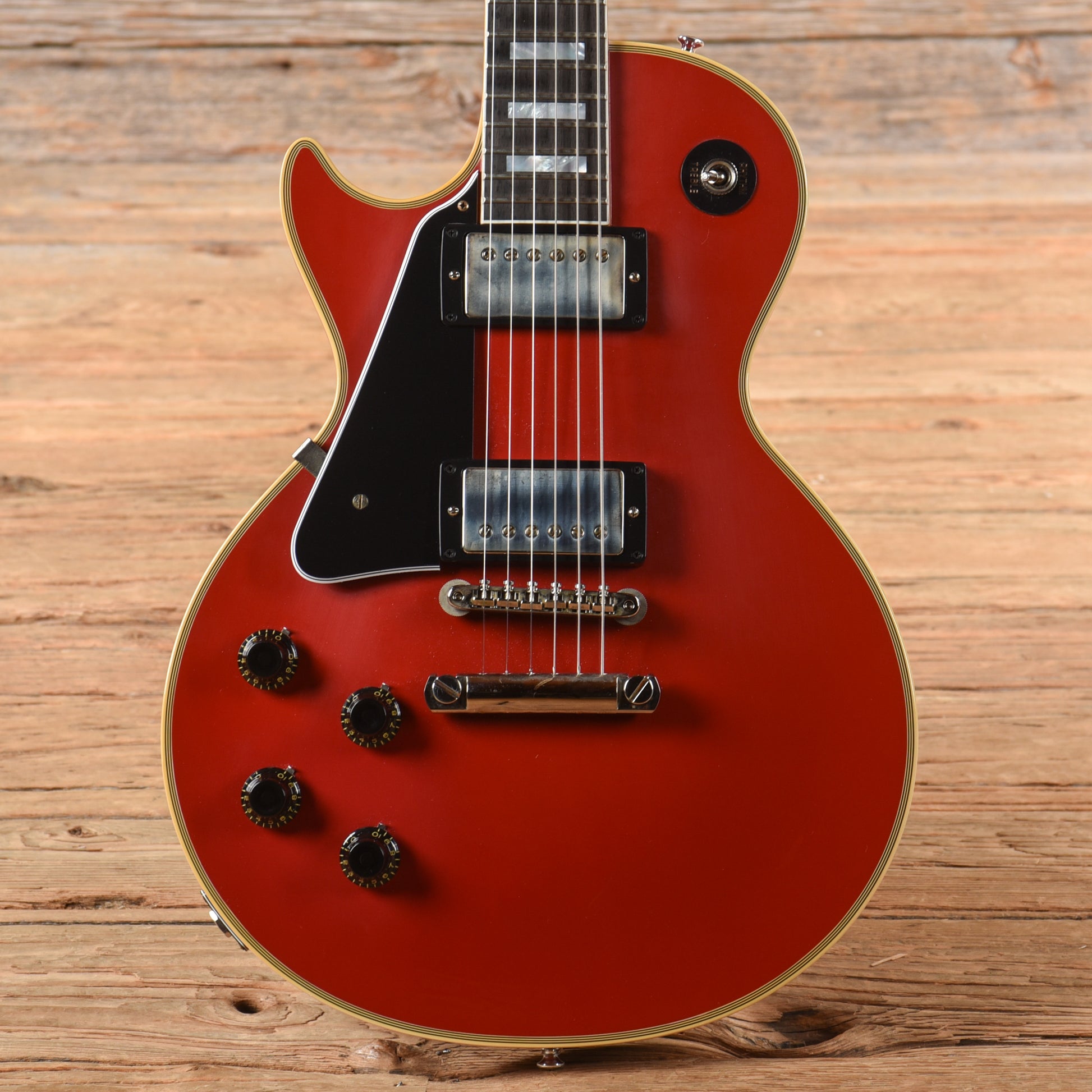 Gibson Custom M2M '57 Les Paul Custom Cardinal Red 2023 LEFTY Electric Guitars / Solid Body
