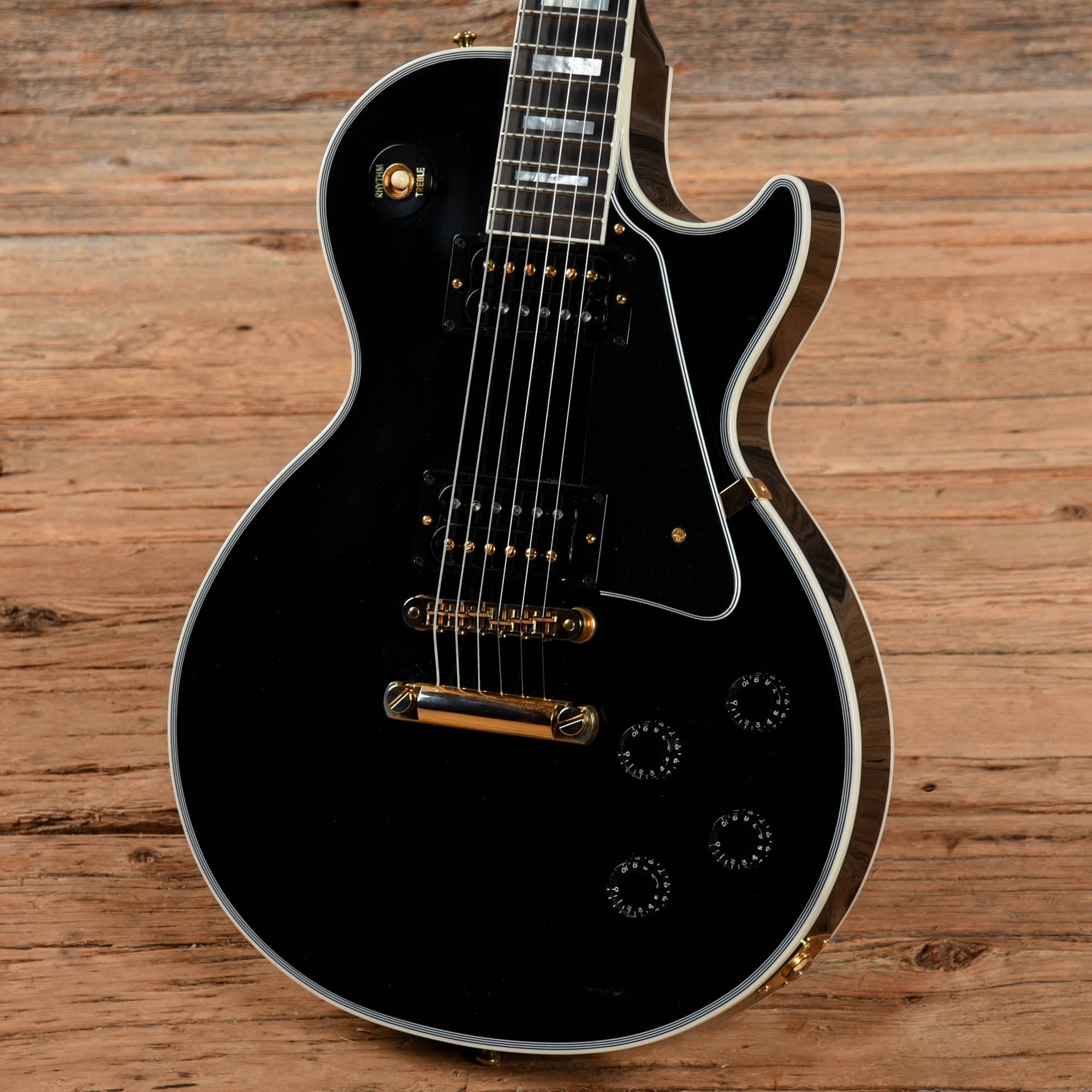 Gibson Custom Mod Shop Les Paul Custom Ebony – Chicago Music Exchange
