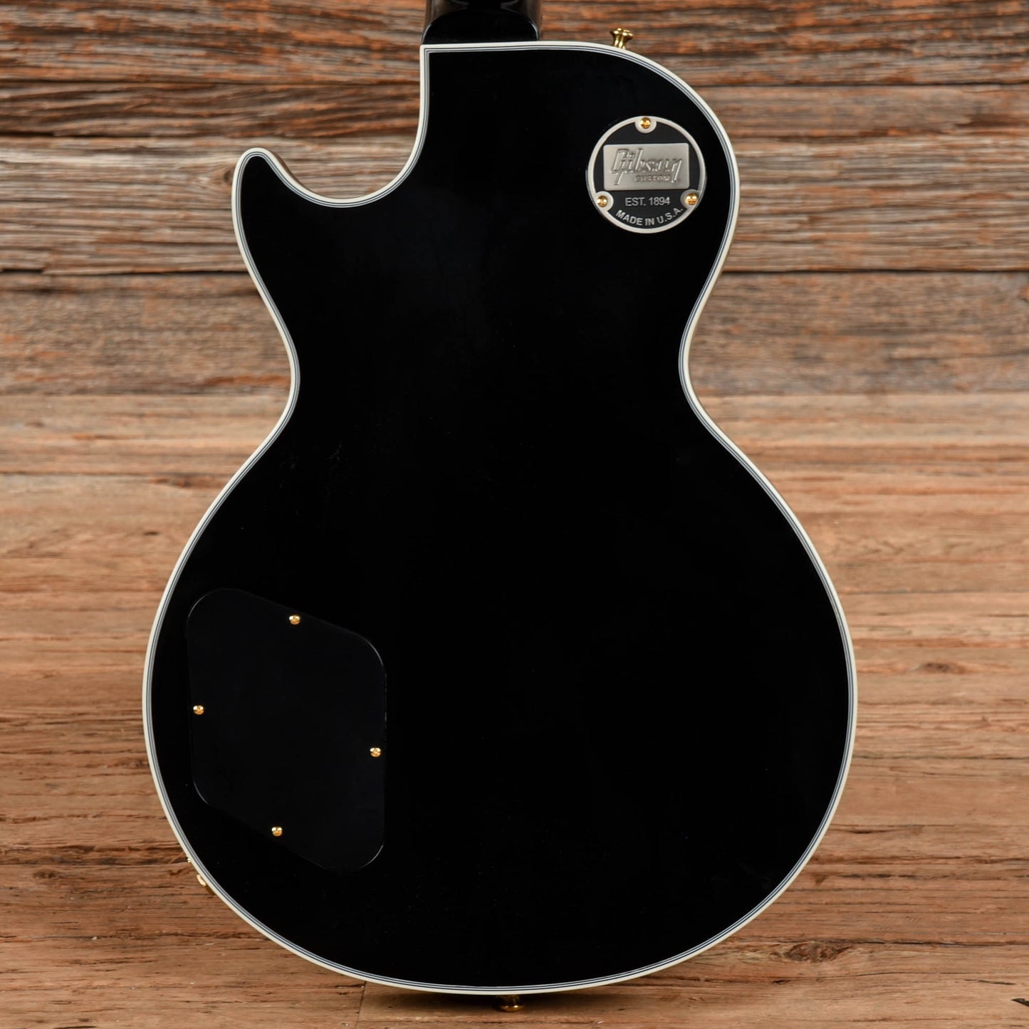 Gibson Custom Mod Shop Les Paul Custom Ebony Electric Guitars / Solid Body