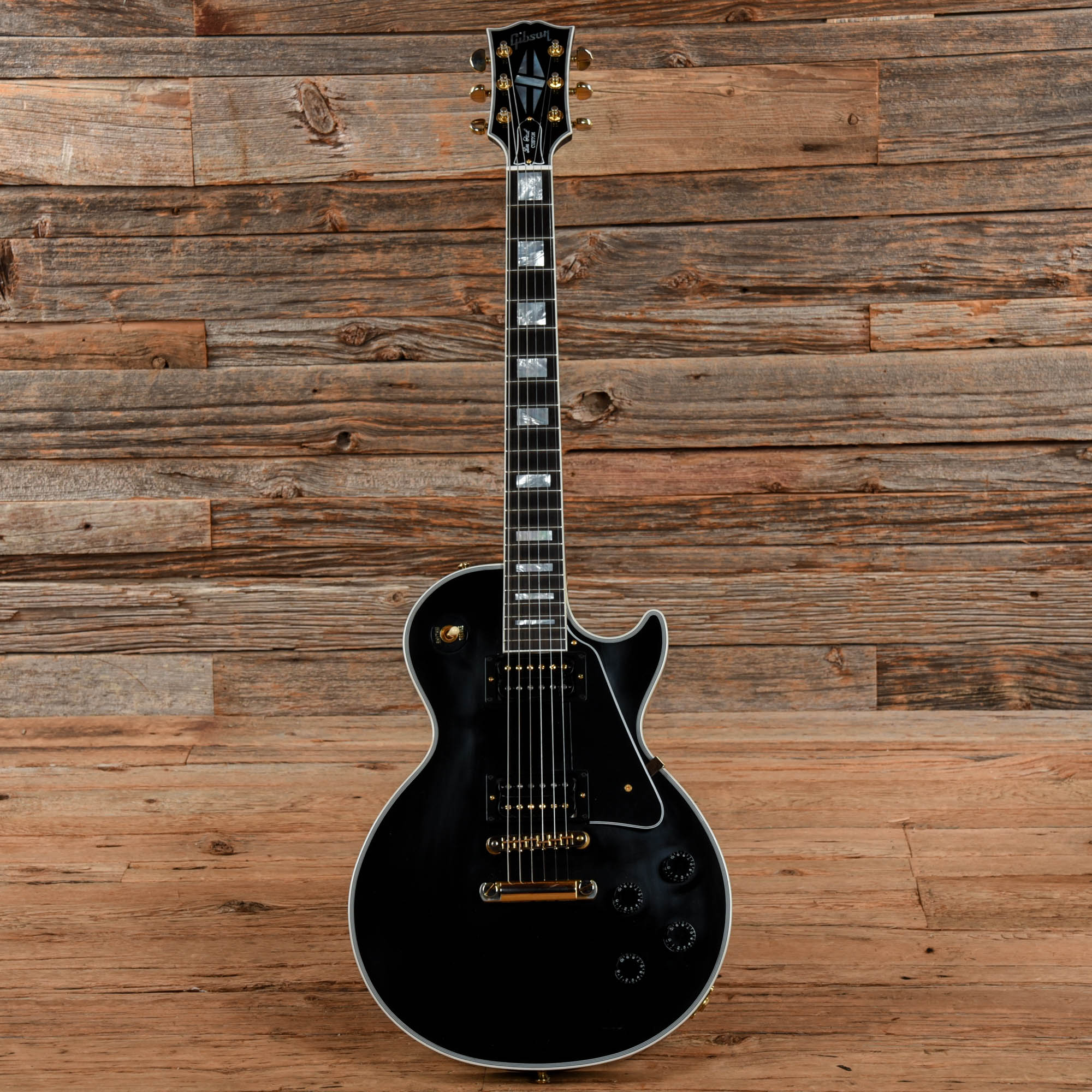 Gibson Custom Mod Shop Les Paul Custom Ebony – Chicago Music Exchange