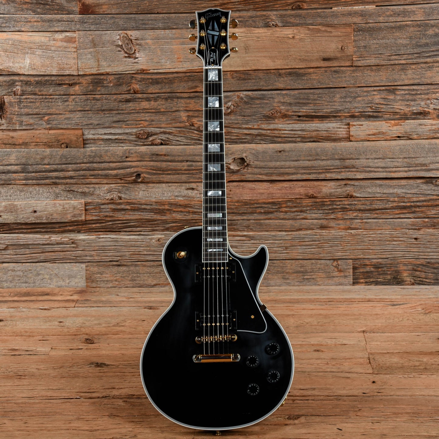 Gibson Custom Mod Shop Les Paul Custom Ebony Electric Guitars / Solid Body
