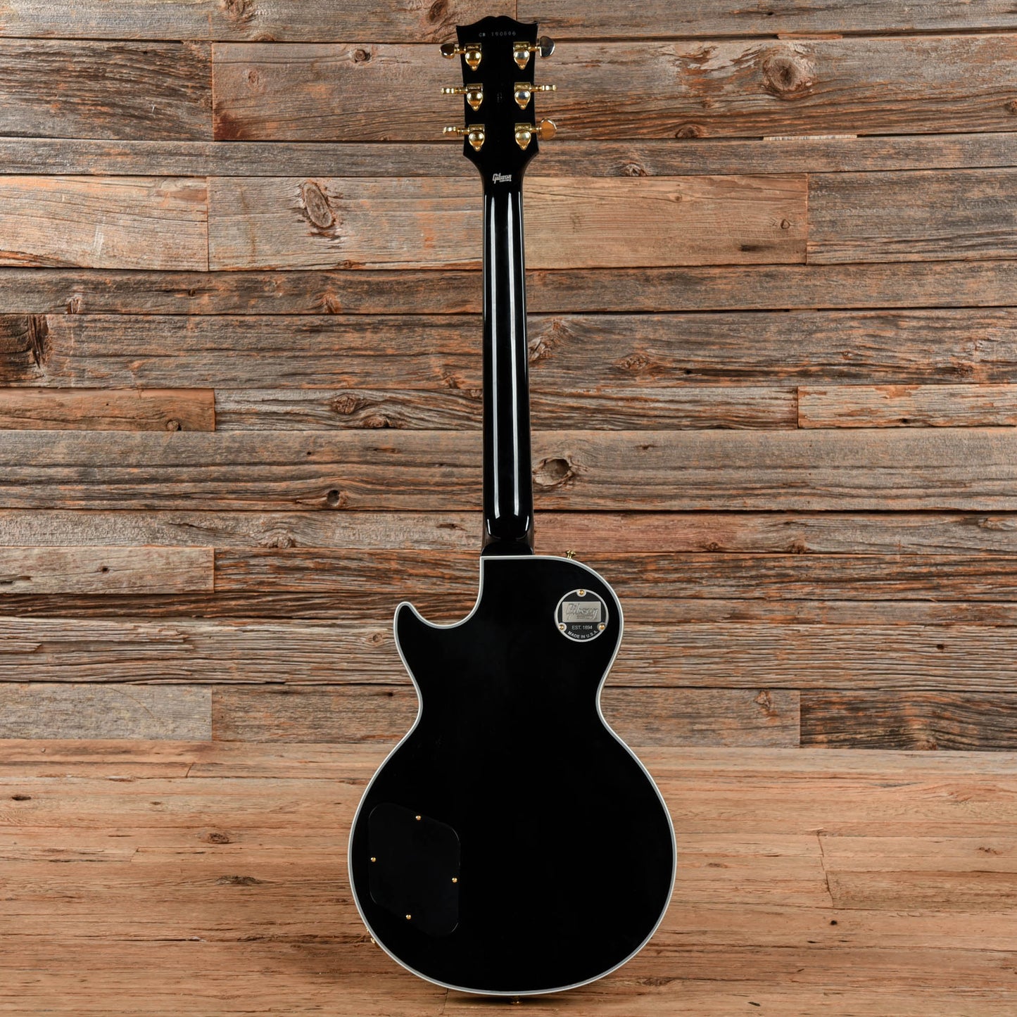 Gibson Custom Mod Shop Les Paul Custom Ebony Electric Guitars / Solid Body