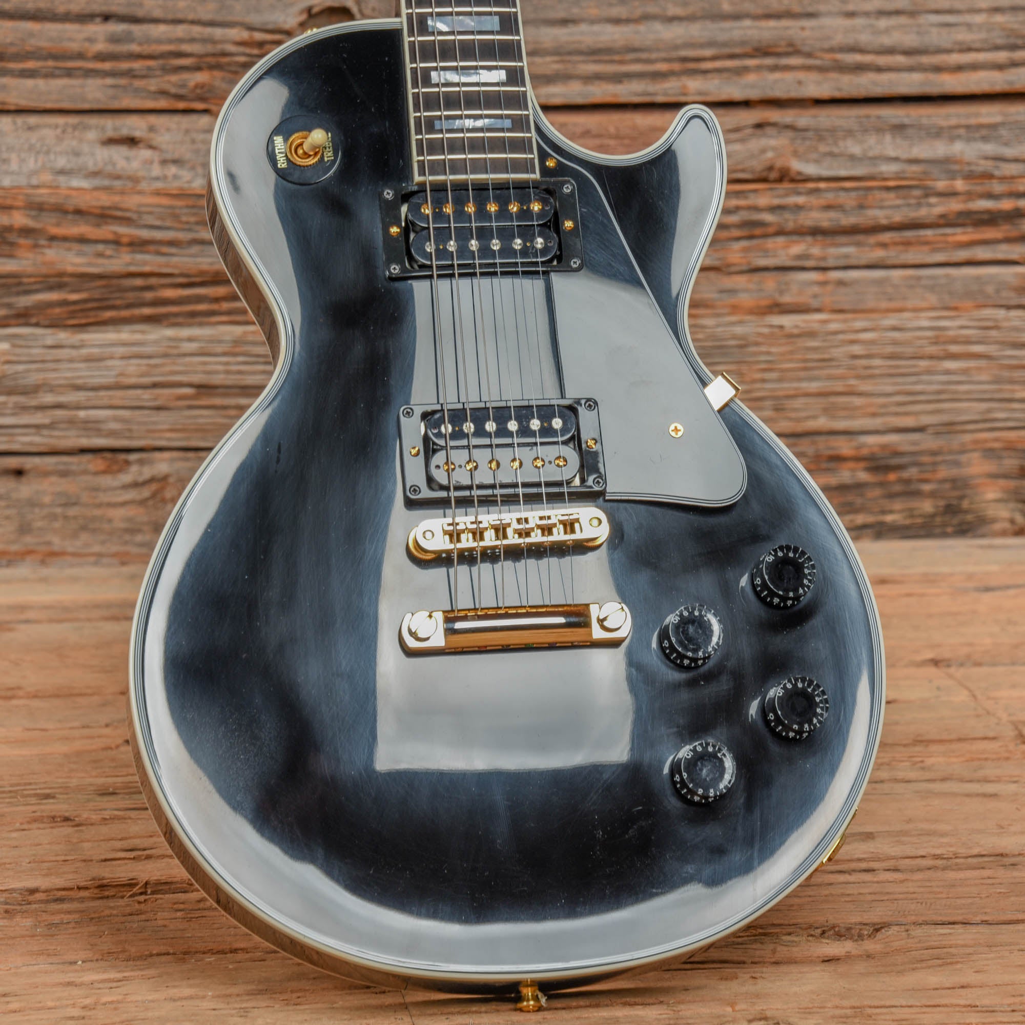 Gibson Custom Mod Shop Les Paul Custom Ebony – Chicago Music Exchange