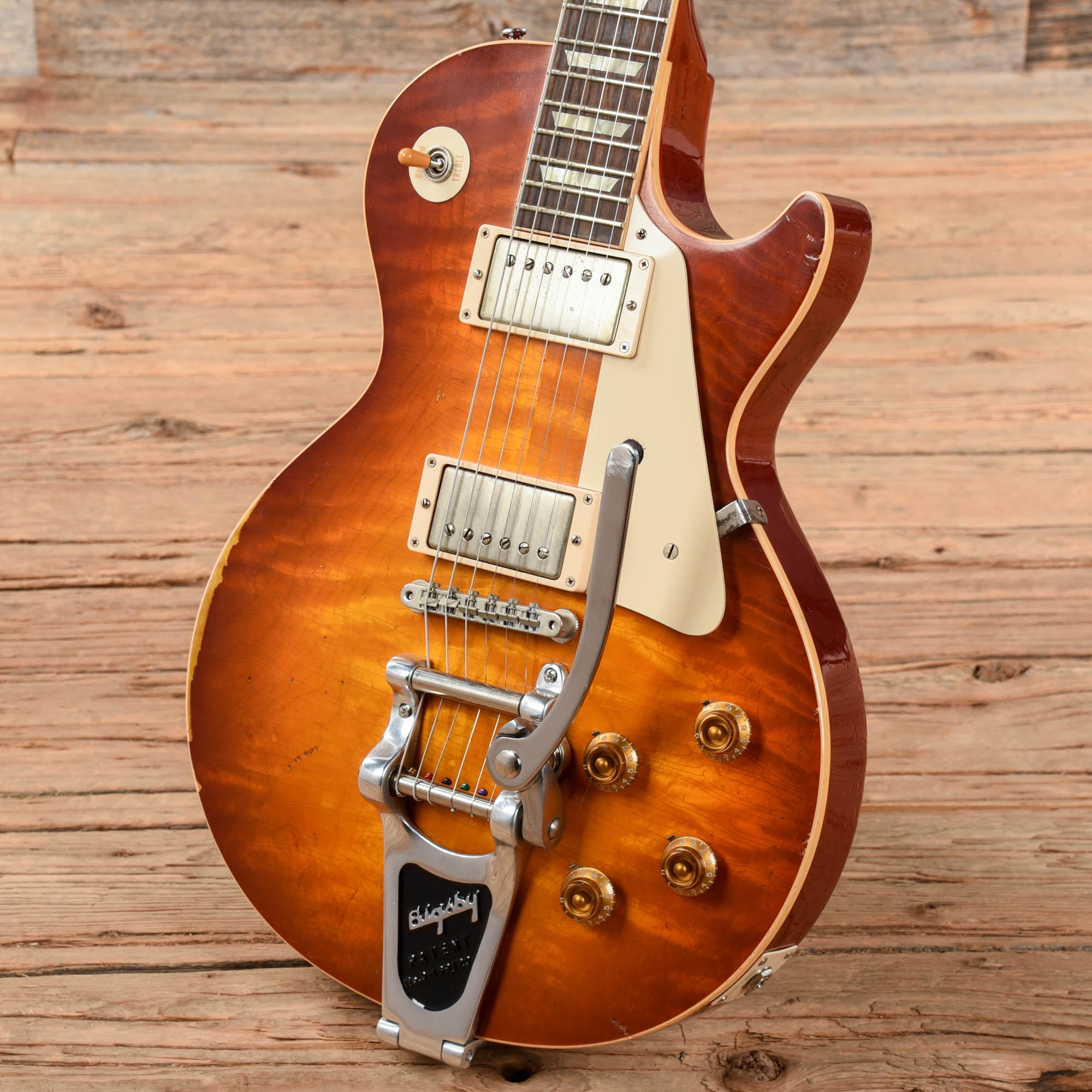 Gibson Custom Murphy Aged 59 Les Paul Standard BOTB Page 109 w/ Brazilian Fretboard Sunburst 2012 Electric Guitars / Solid Body