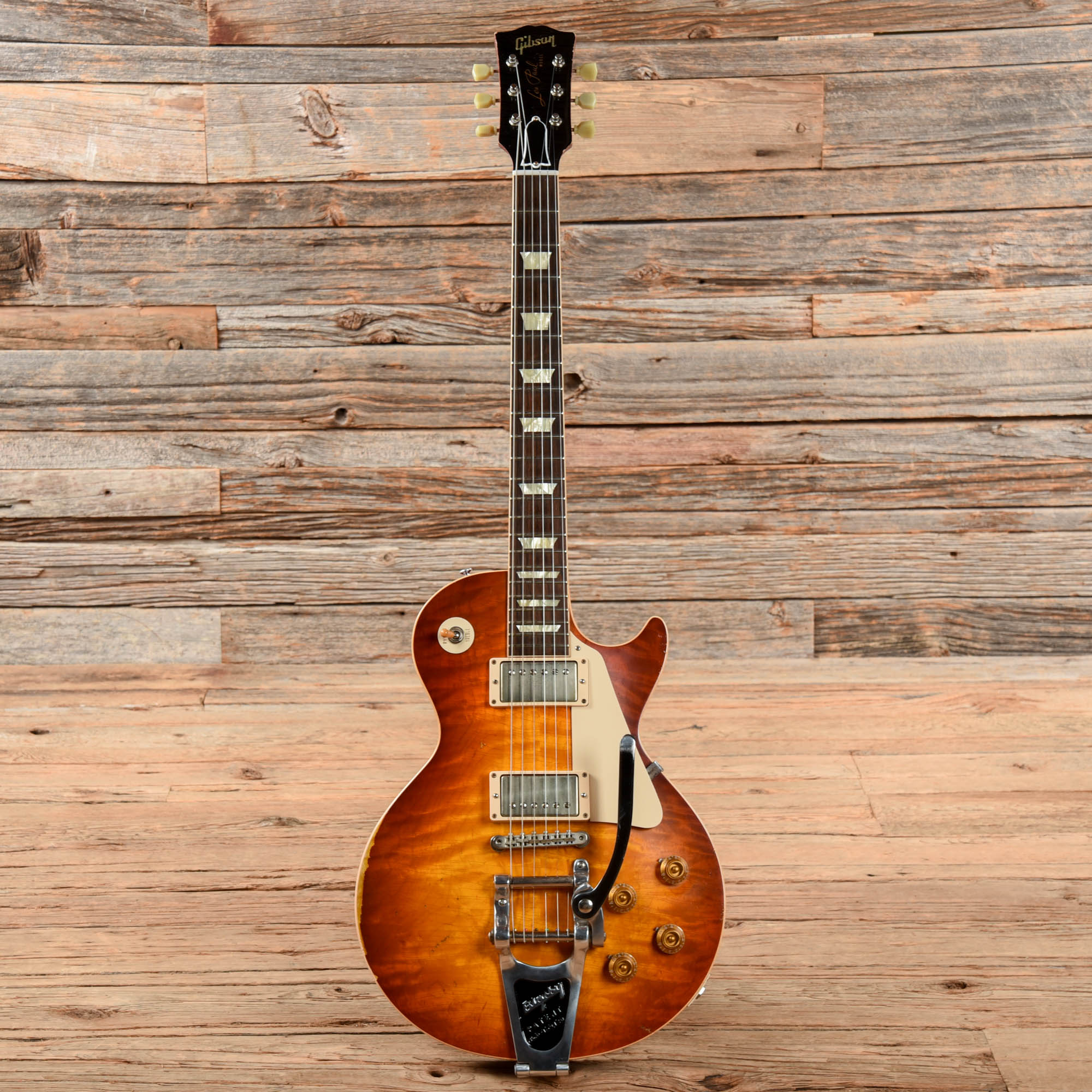 Gibson Custom Murphy Aged 59 Les Paul Standard BOTB Page 109 w/ Brazilian Fretboard Sunburst 2012 Electric Guitars / Solid Body