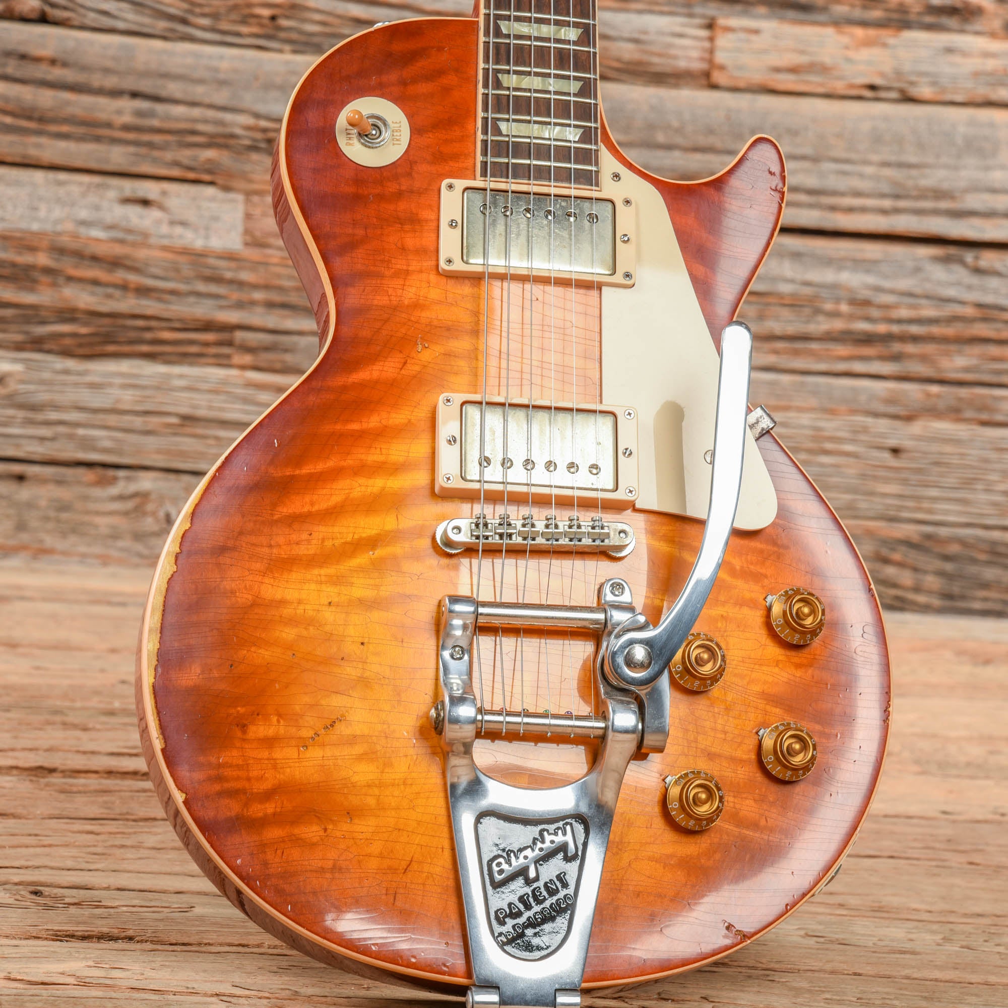 Gibson Custom Murphy Aged 59 Les Paul Standard BOTB Page 109 w/ Brazilian Fretboard Sunburst 2012 Electric Guitars / Solid Body