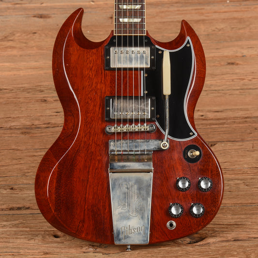 Gibson Custom Murphy Lab 1964 SG Standard Reissue With Maestro Ultra Light Aged Cherry Red 2023 Electric Guitars / Solid Body