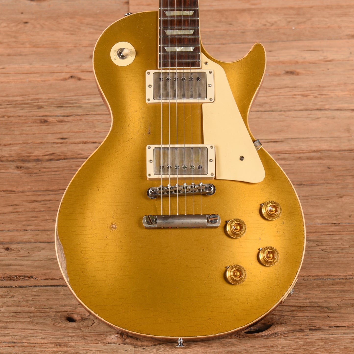 Gibson Custom Murphy Lab '57 Les Paul Goldtop Reissue Ultra Heavy Aged Goldtop 2022 Electric Guitars / Solid Body