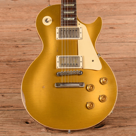 Gibson Custom Murphy Lab '57 Les Paul Goldtop Reissue Ultra Heavy Aged Goldtop 2022 Electric Guitars / Solid Body