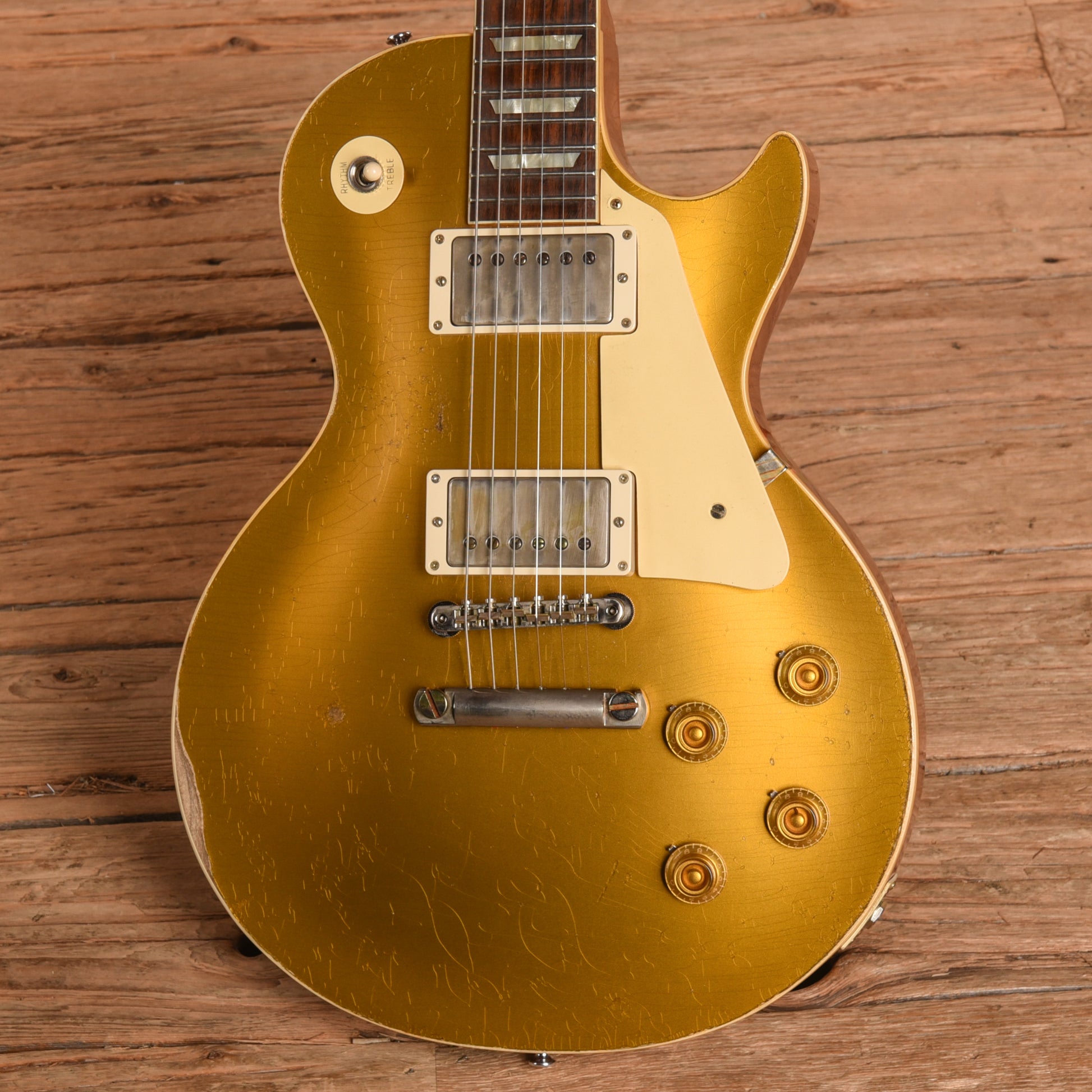 Gibson Custom Murphy Lab '57 Les Paul Goldtop Reissue Ultra Heavy Aged Goldtop 2022 Electric Guitars / Solid Body