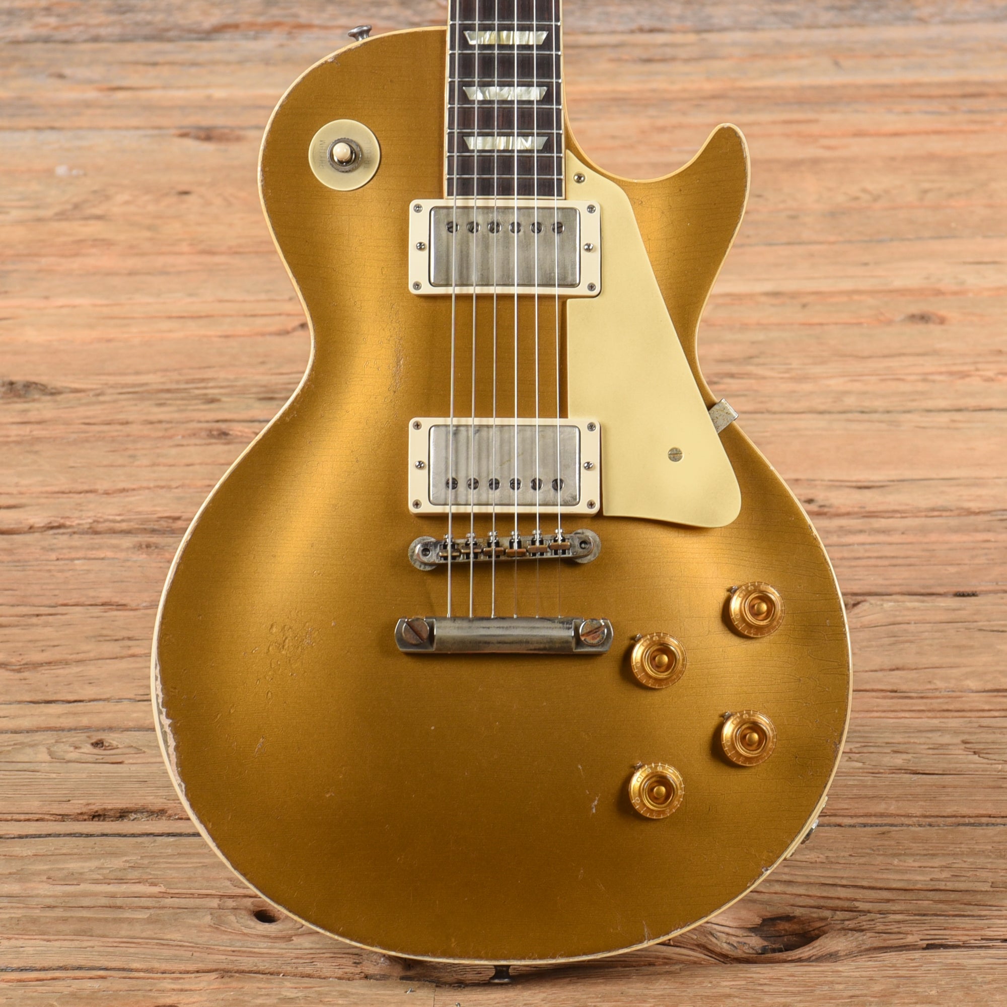 Gibson Custom Murphy Lab 57 Les Paul Goldtop Ultra Heavy Aged Goldtop 2024 Electric Guitars / Solid Body