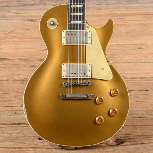 Gibson Custom Murphy Lab 57 Les Paul Goldtop Ultra Heavy Aged Goldtop 2024 Electric Guitars / Solid Body