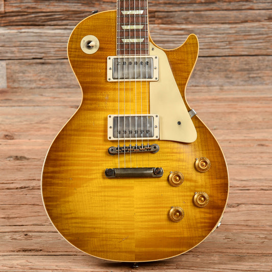 Gibson Custom Murphy Lab '59 Les Paul Standard Heavy Aged Green Lemon Fade 2024 Electric Guitars / Solid Body