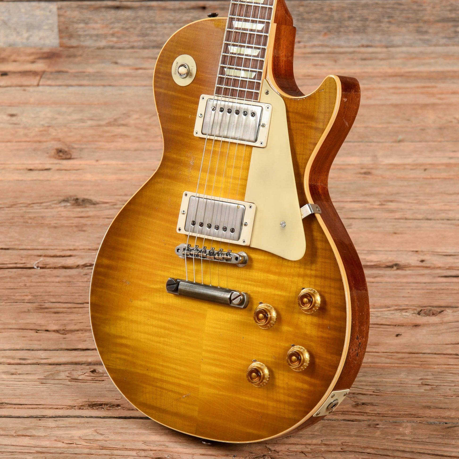 Gibson Custom Murphy Lab '59 Les Paul Standard Heavy Aged Green Lemon Fade 2024 Electric Guitars / Solid Body