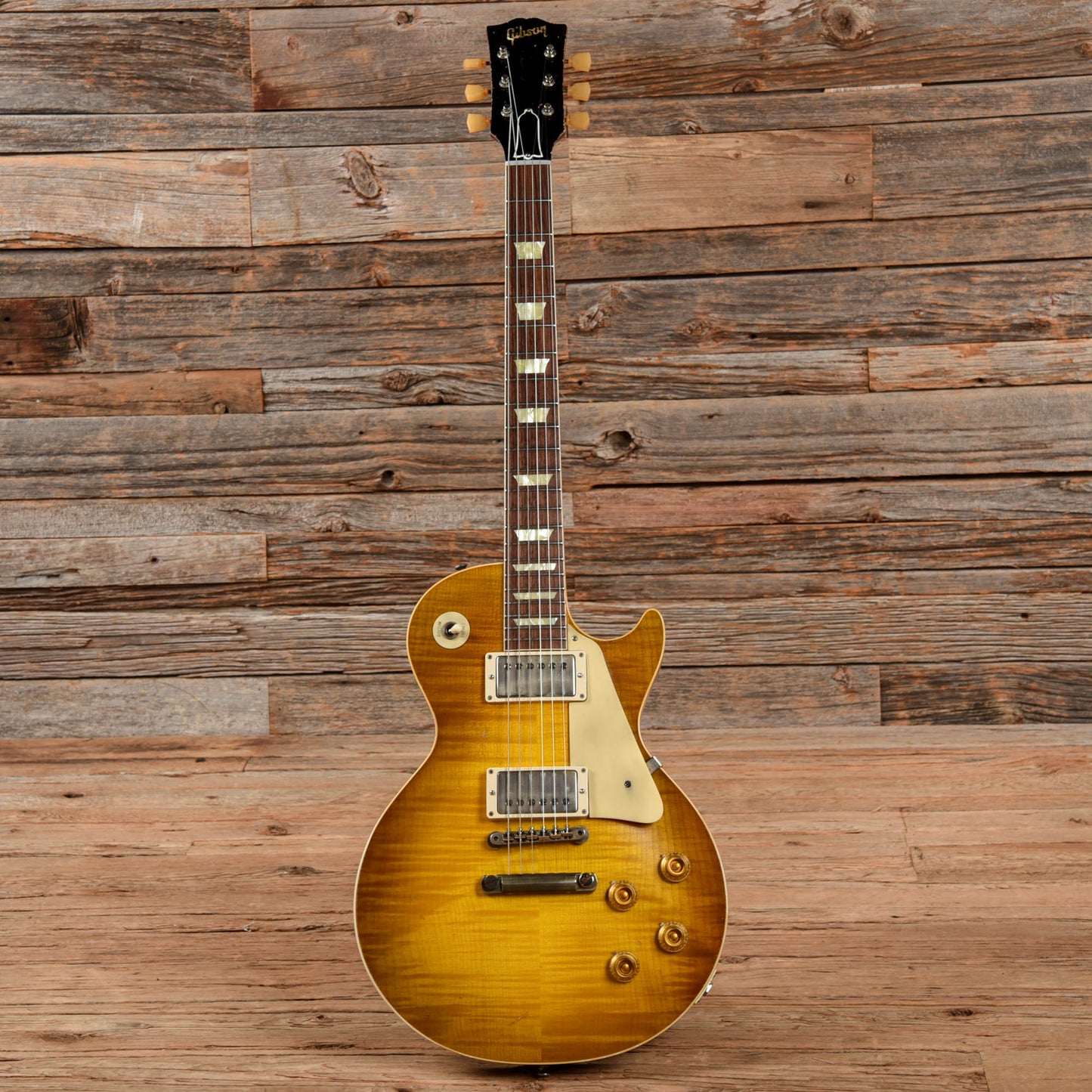 Gibson Custom Murphy Lab '59 Les Paul Standard Heavy Aged Green Lemon Fade 2024 Electric Guitars / Solid Body