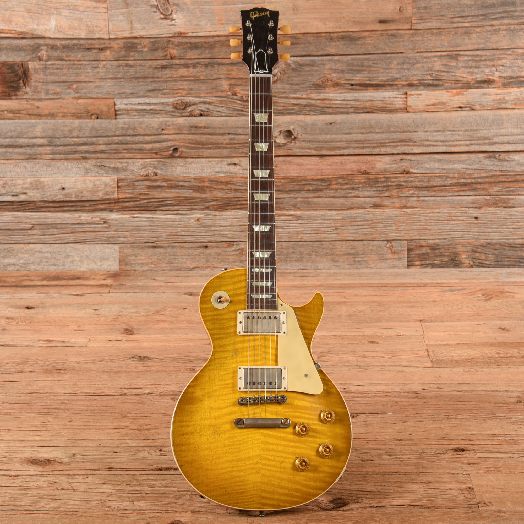 Gibson Custom Murphy Lab '59 Les Paul Standard Reissue Heavy Aged Lemon Burst 2023 Electric Guitars / Solid Body
