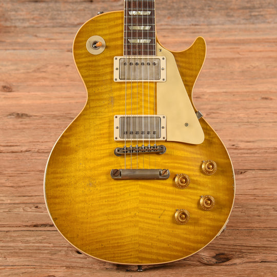 Gibson Custom Murphy Lab '59 Les Paul Standard Reissue Heavy Aged Lemon Burst 2023 Electric Guitars / Solid Body