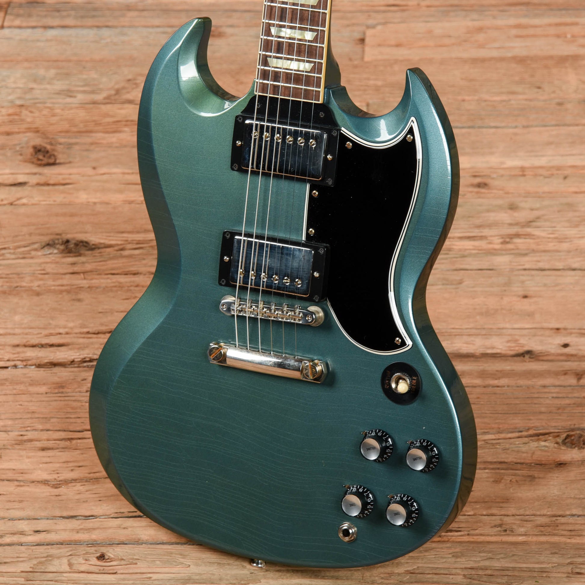 Gibson Custom Murphy Lab '61 Les Paul (SG) Standard Ultra Light Aged Pelham Blue 2023 Electric Guitars / Solid Body