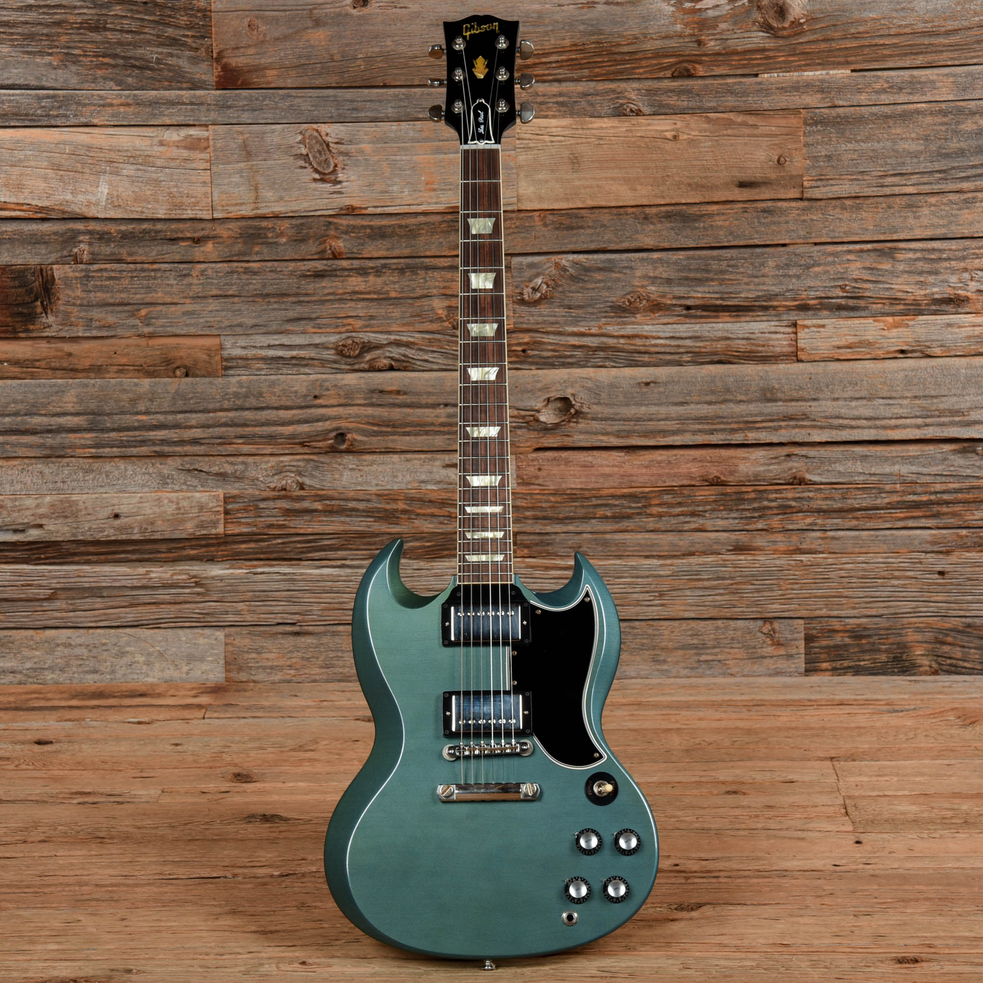 Gibson Custom Murphy Lab '61 Les Paul (SG) Standard Ultra Light Aged Pelham Blue 2023 Electric Guitars / Solid Body