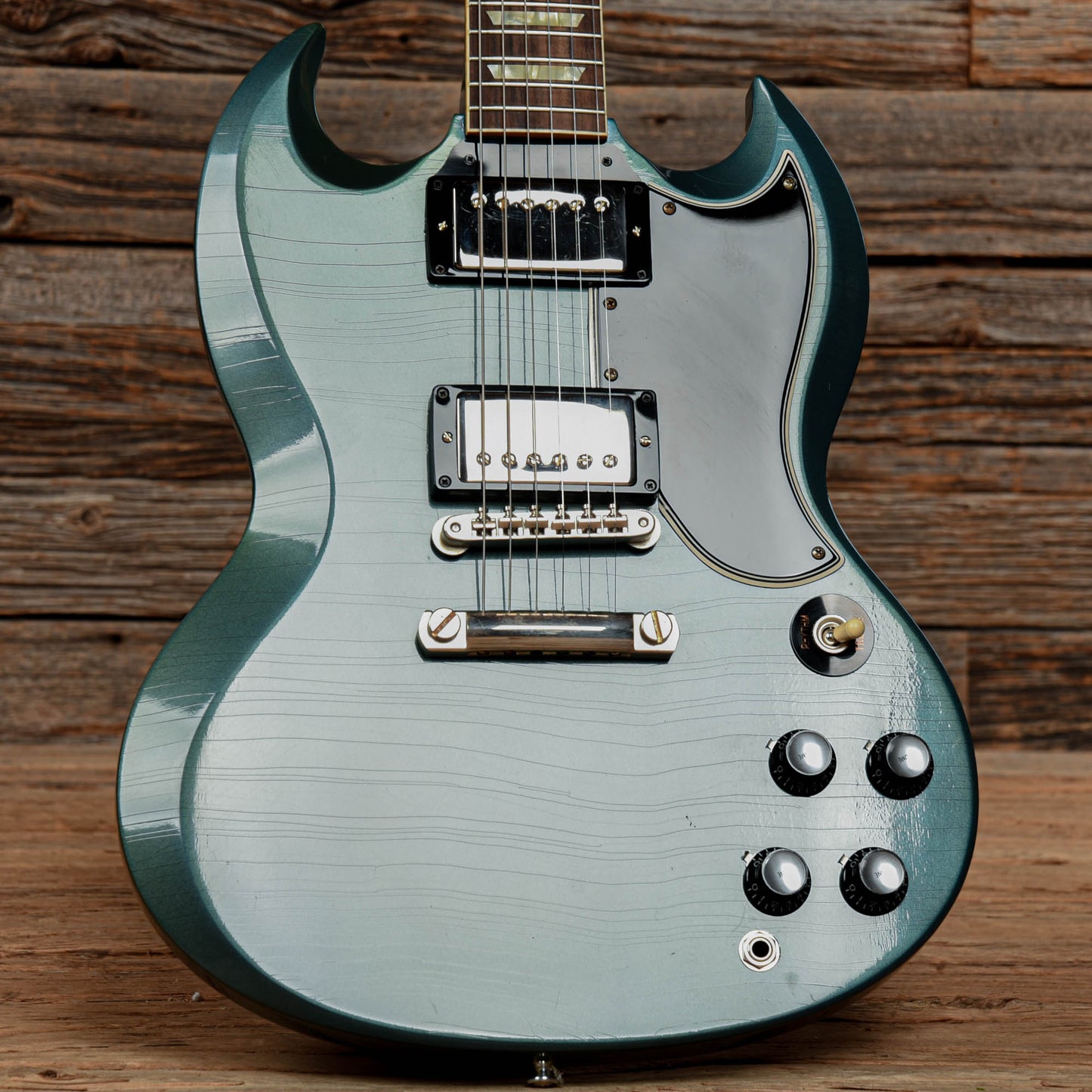 Gibson Custom Murphy Lab '61 Les Paul (SG) Standard Ultra Light Aged Pelham Blue 2023 Electric Guitars / Solid Body