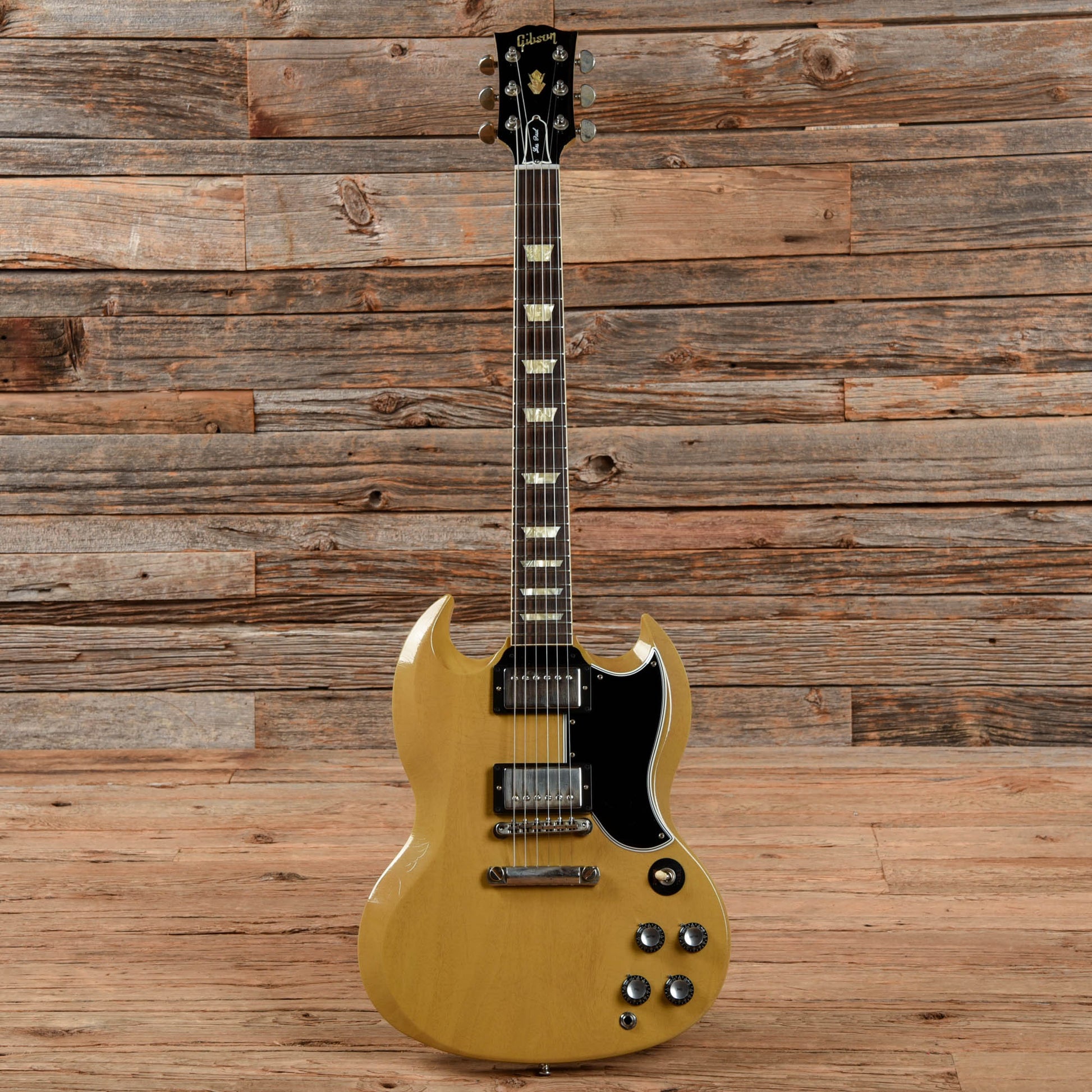 Gibson Custom Murphy Lab 61 Les Paul SG Standard Ultra Light Aged TV Yellow Electric Guitars / Solid Body