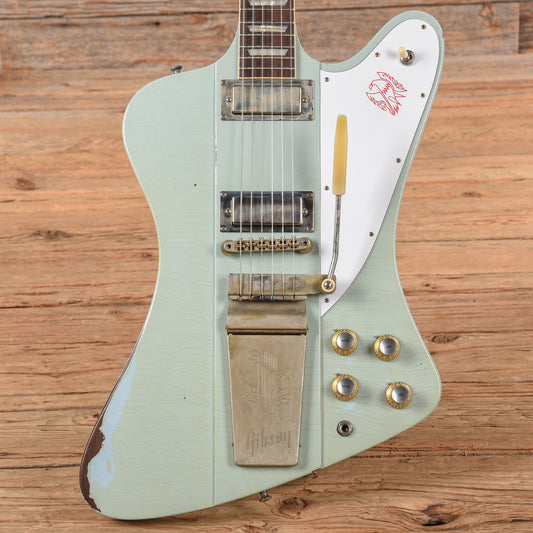 Gibson Custom Murphy Lab '63 Firebird V Heavy Aged Frost Blue 2024 Electric Guitars / Solid Body