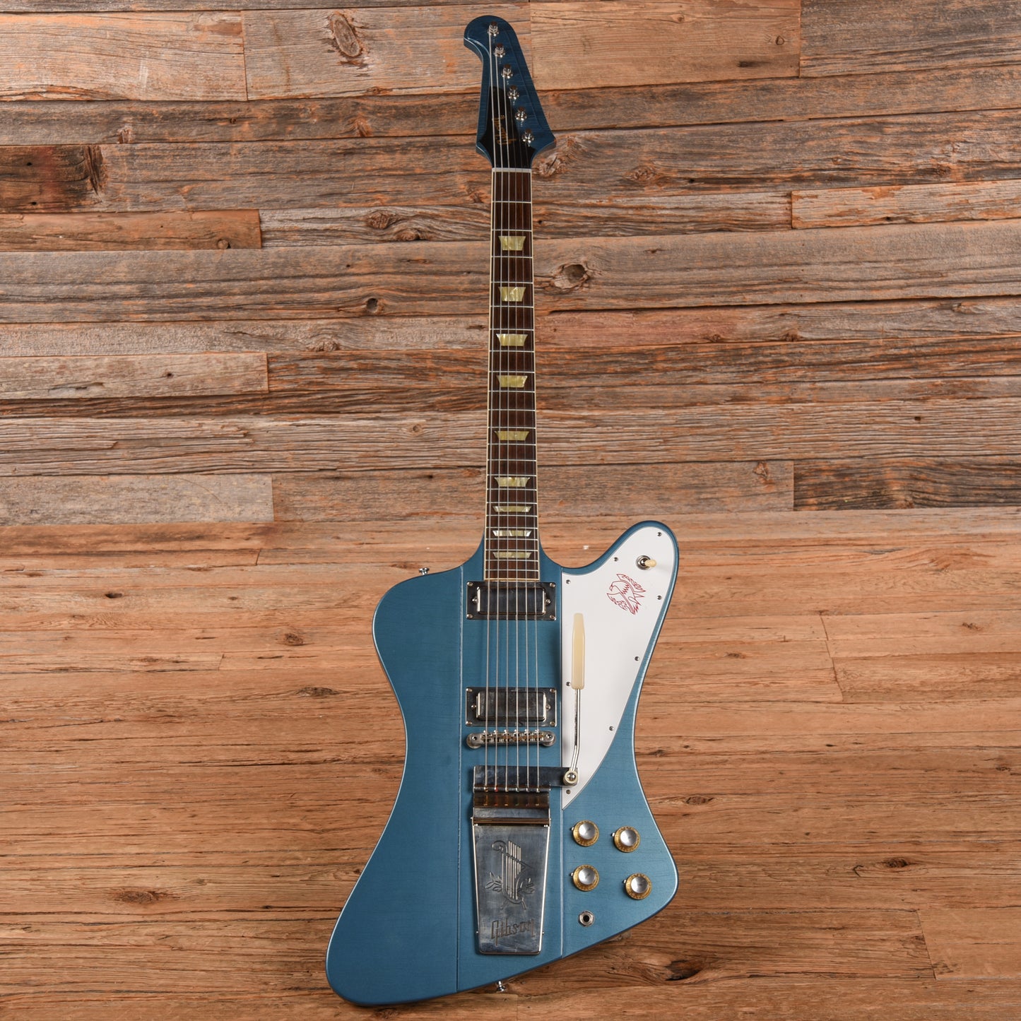 Gibson Custom Murphy Lab '63 Firebird V Reissue Ultra Light Aged Pelham Blue 2023 Electric Guitars / Solid Body