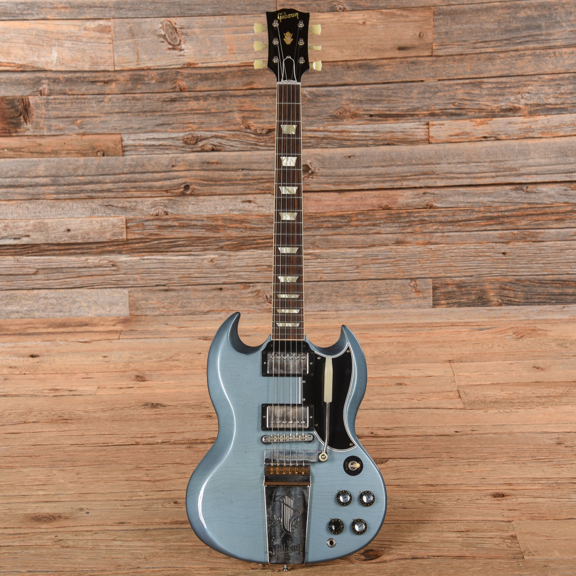 Gibson Custom Murphy Lab 64 SG Standard Reissue Light Aged Pelham Blue 2020 Electric Guitars / Solid Body