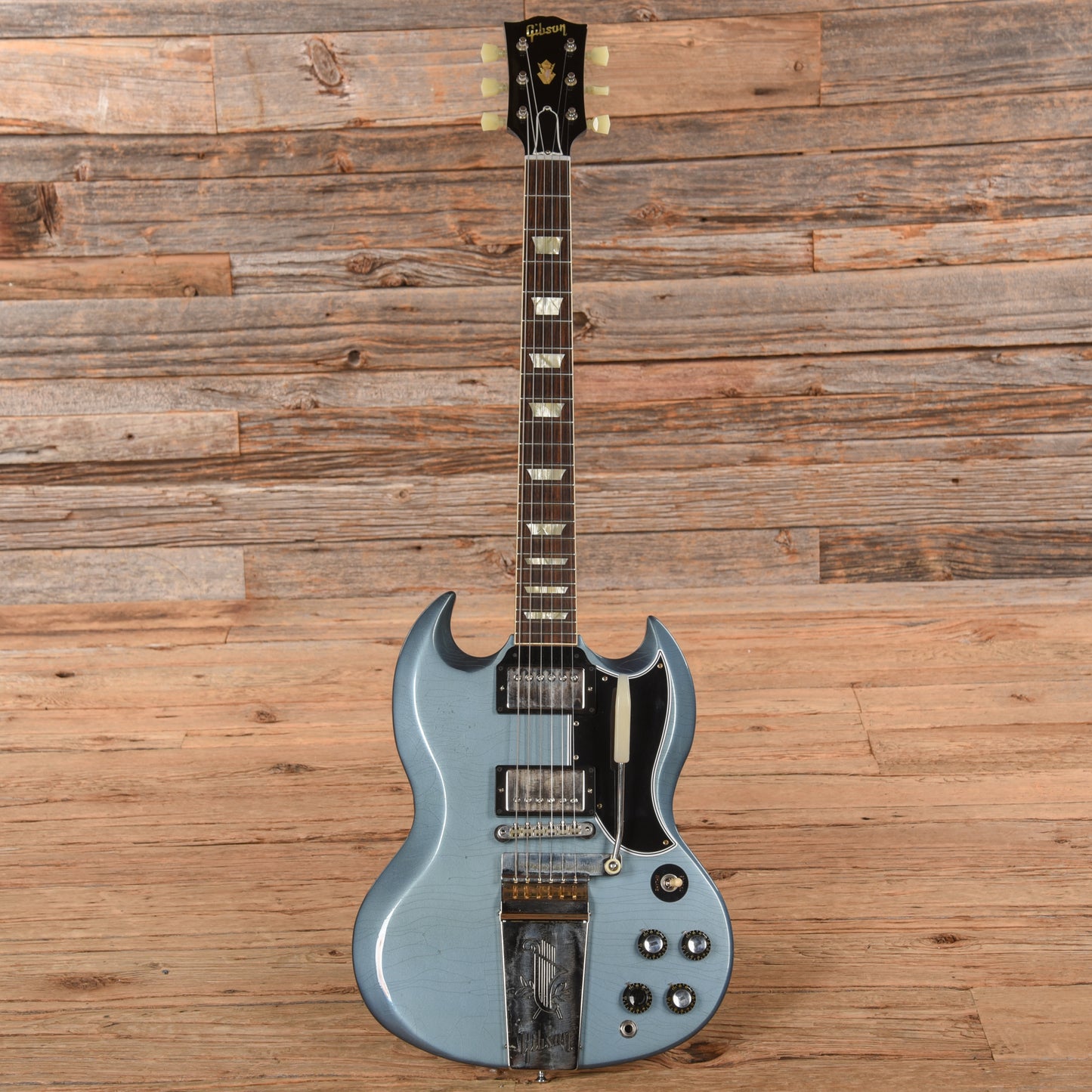 Gibson Custom Murphy Lab 64 SG Standard Reissue Light Aged Pelham Blue 2020 Electric Guitars / Solid Body