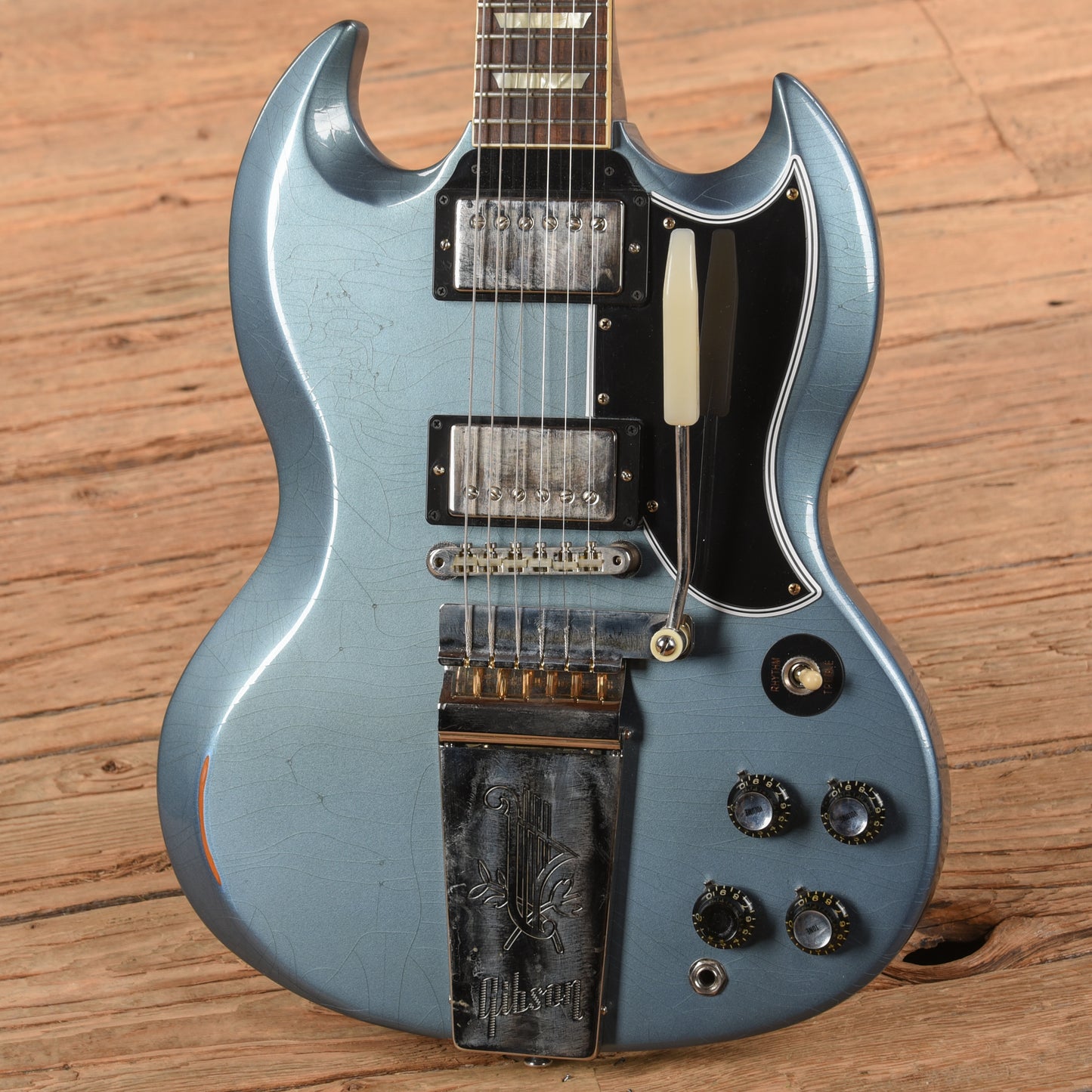 Gibson Custom Murphy Lab 64 SG Standard Reissue Light Aged Pelham Blue 2020 Electric Guitars / Solid Body
