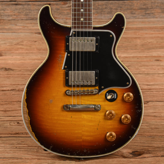 Gibson Custom Murphy Lab Les Paul Special Double Cut Figured Top Heavy Aged Sunburst Electric Guitars / Solid Body