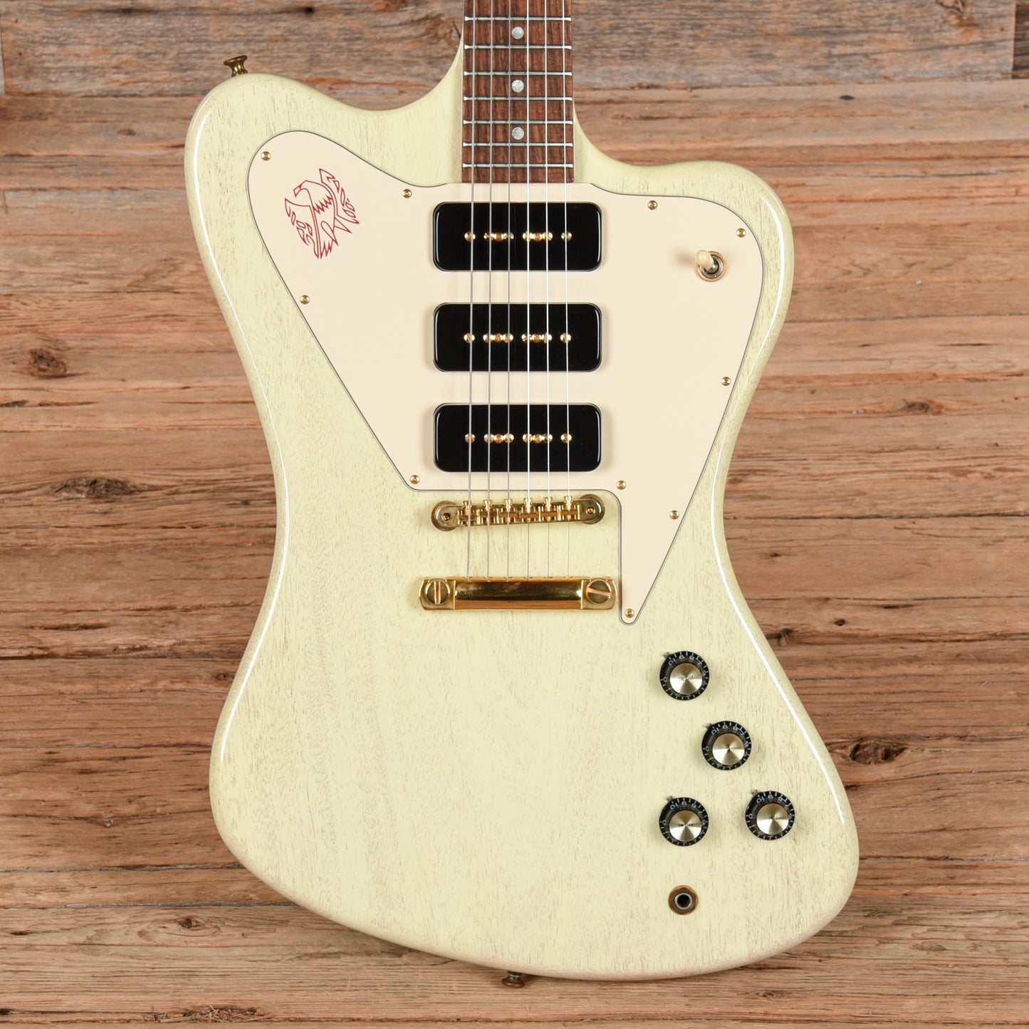 Gibson Custom Non-Reverse Firebird III TV White 2010 Electric Guitars / Solid Body