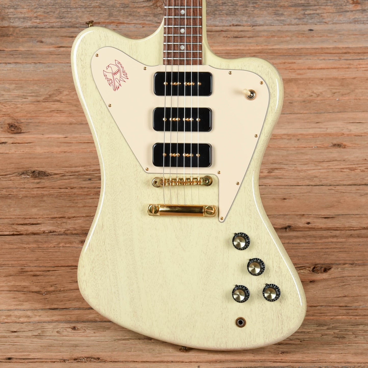 Gibson Custom Non-Reverse Firebird III TV White 2010 Electric Guitars / Solid Body