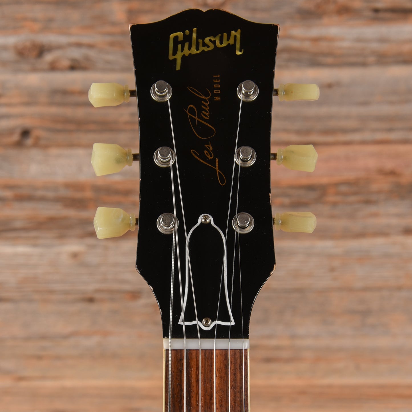 Gibson Custom Painted Over Series '58 Les Paul Standard Reissue Ebony Over Gold 2017 Electric Guitars / Solid Body