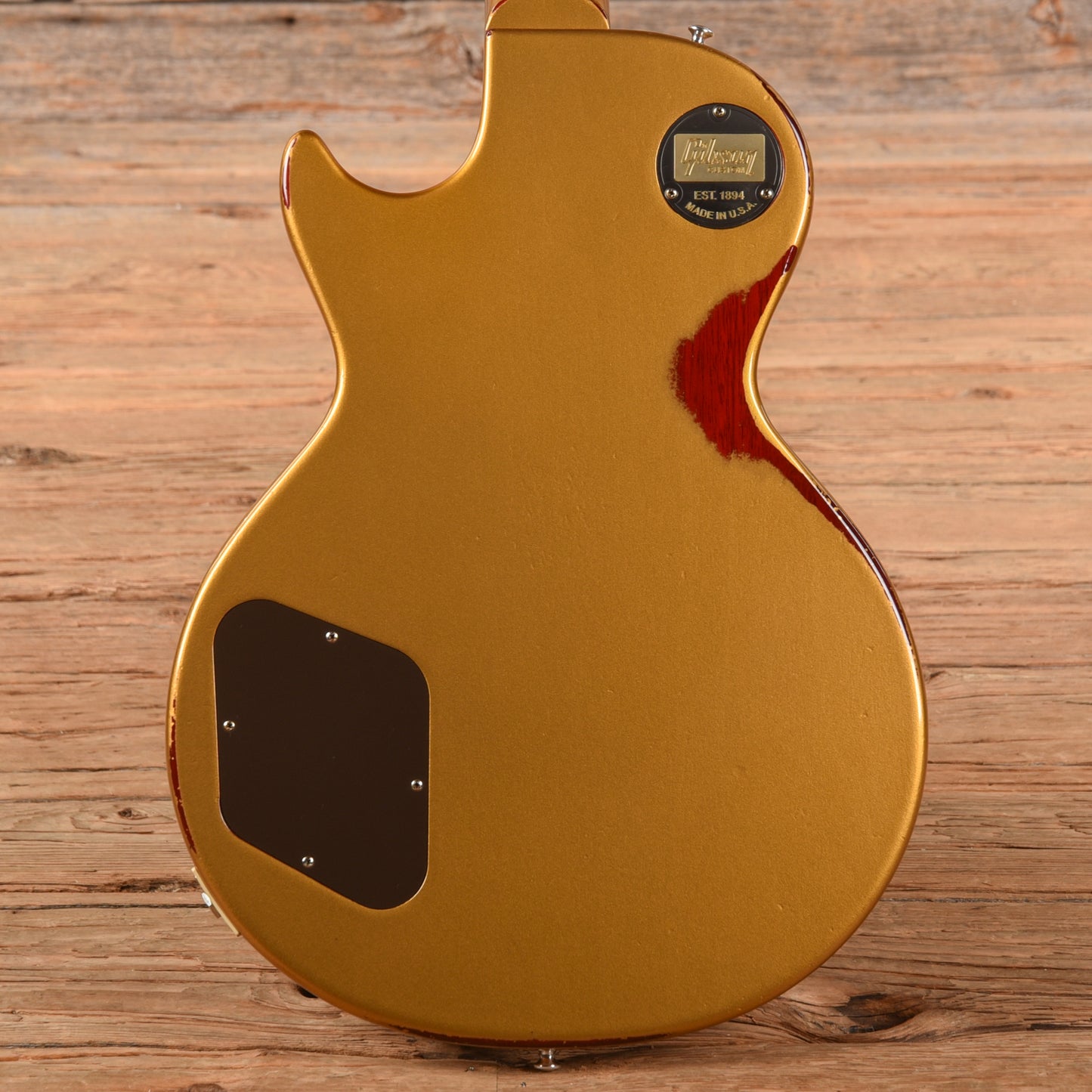 Gibson Custom Painted Over Series '58 Les Paul Standard Reissue Gold Over Cherry Sunburst 2017 Electric Guitars / Solid Body