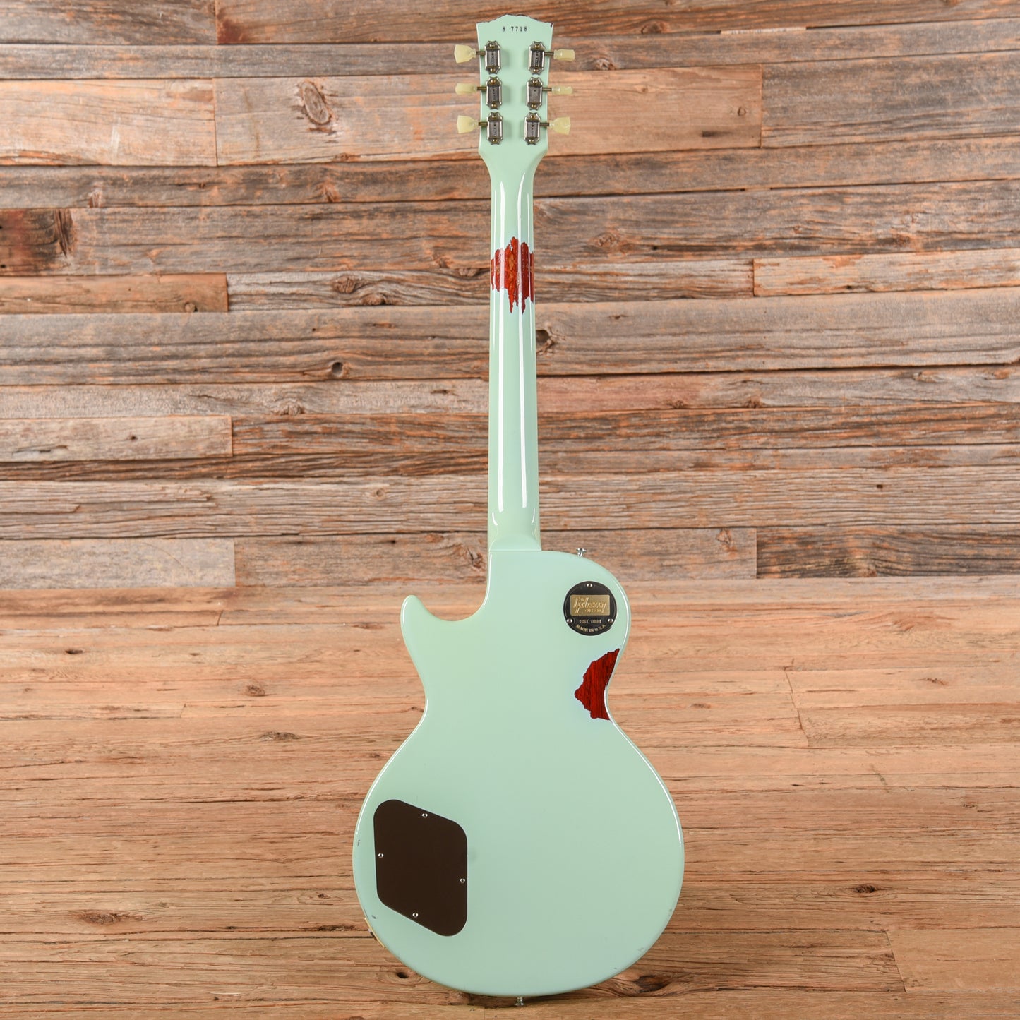 Gibson Custom Painted Over Series '58 Les Paul Standard Reissue Kerry Green Over Dark Sunburst 2017 Electric Guitars / Solid Body