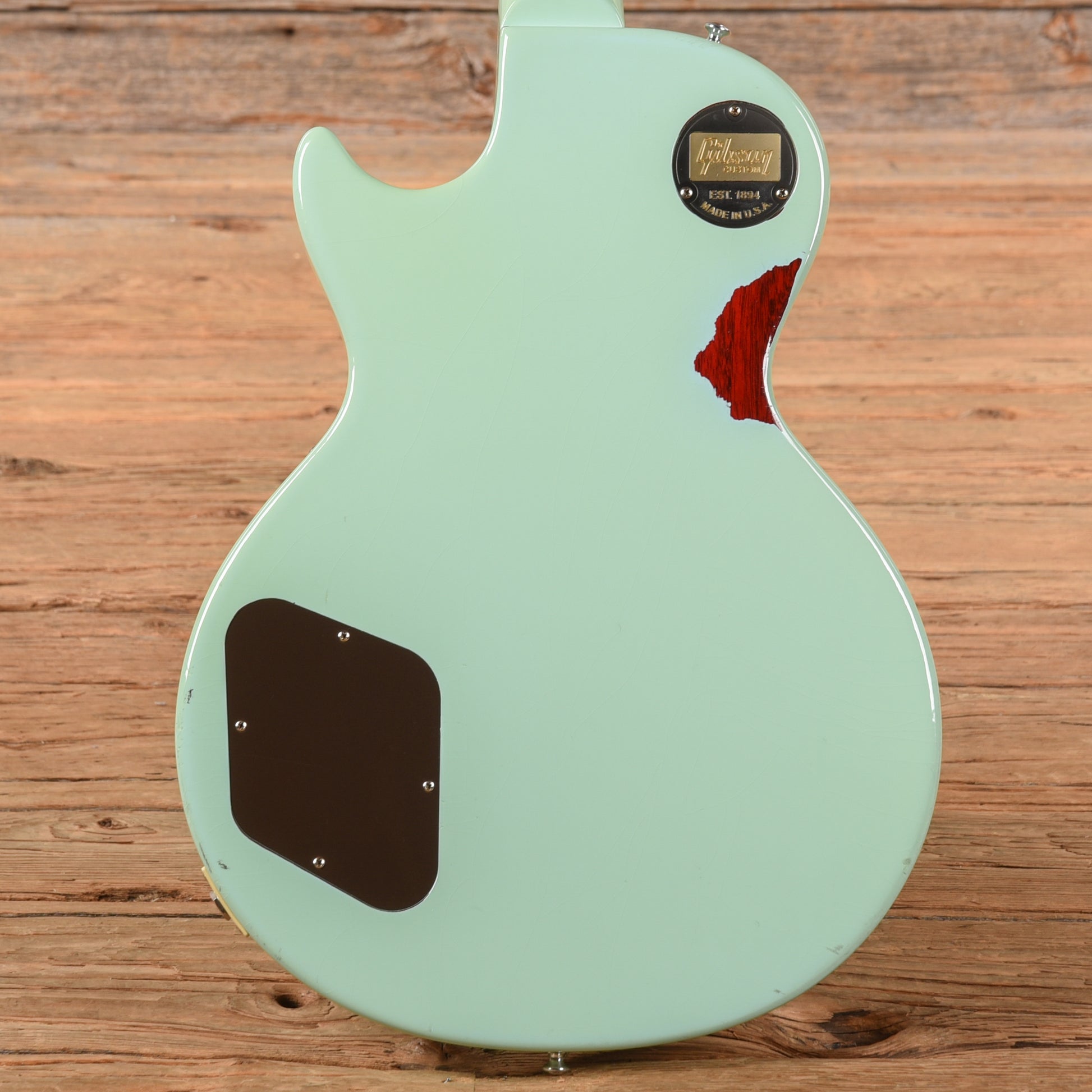 Gibson Custom Painted Over Series '58 Les Paul Standard Reissue Kerry Green Over Dark Sunburst 2017 Electric Guitars / Solid Body