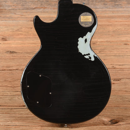Gibson Custom Painted Over Series '60 Les Paul Standard Reissue Ebony Over Frosted Blue 2016 Electric Guitars / Solid Body
