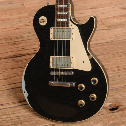 Gibson Custom Painted Over Series '60 Les Paul Standard Reissue Ebony Over Frosted Blue 2016 Electric Guitars / Solid Body