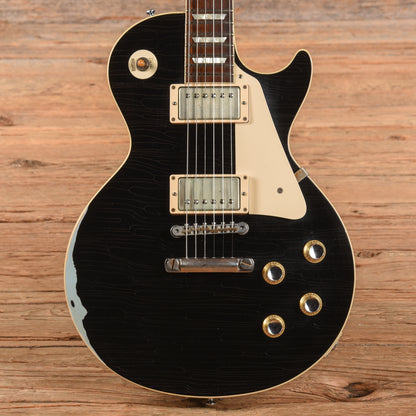 Gibson Custom Painted Over Series '60 Les Paul Standard Reissue Ebony Over Frosted Blue 2016 Electric Guitars / Solid Body