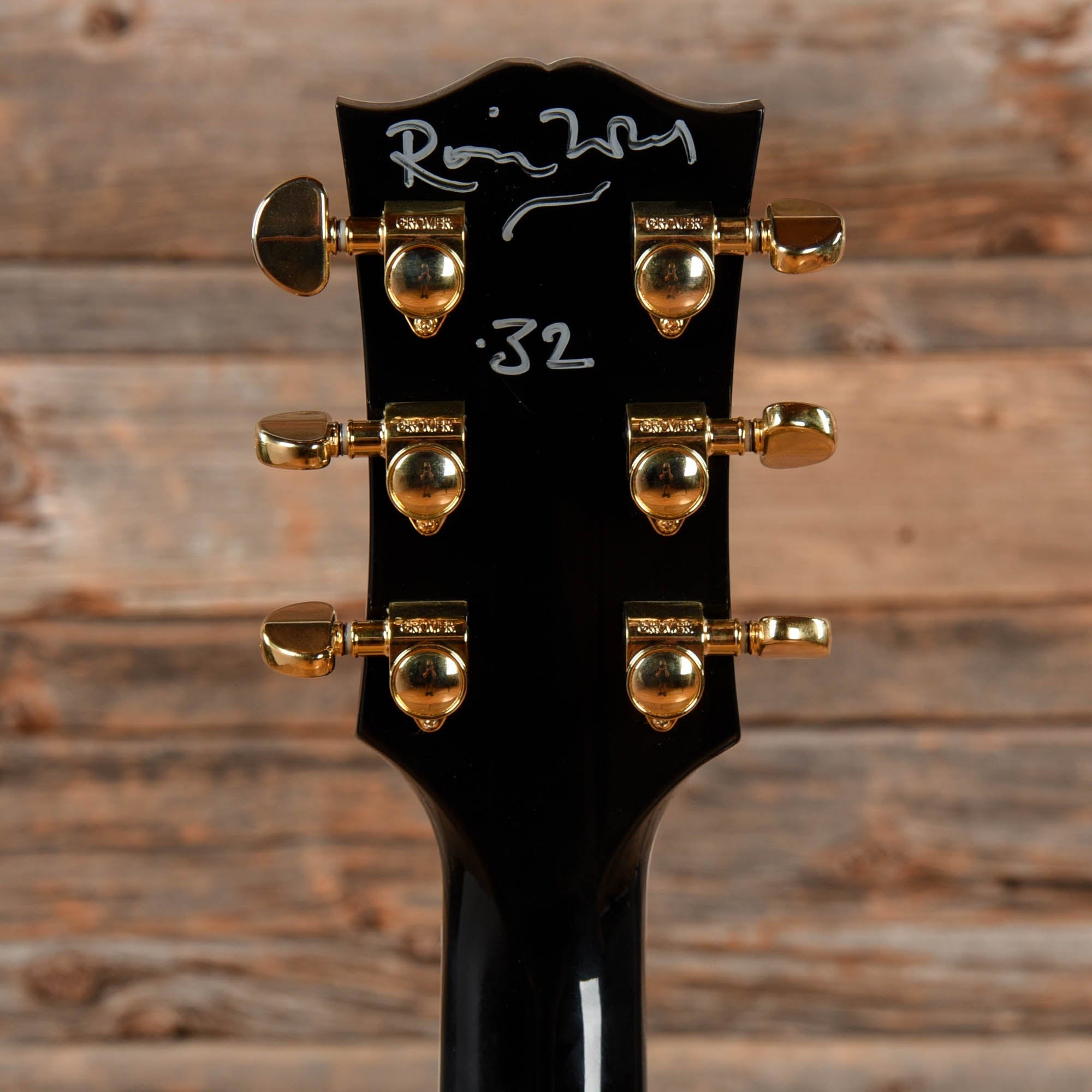 Custom Ron Gibson Custom Ron Wood Signature L5S Ebony 2015 – Chicago Music Exchange