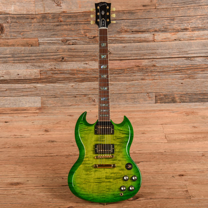 Gibson Custom SG Elegant Figured Iguana Burst Electric Guitars / Solid Body