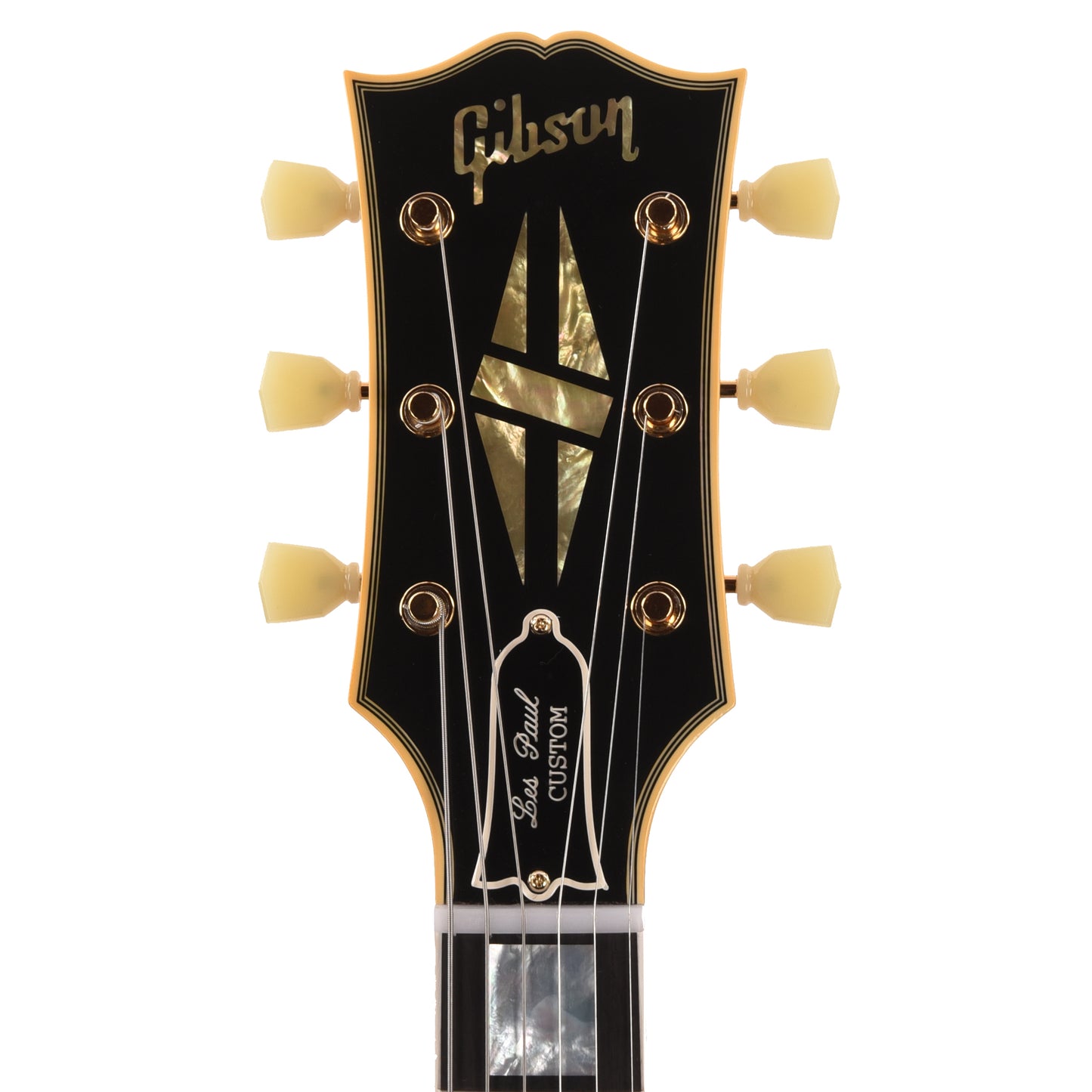 Gibson Custom Shop 1954 Les Paul Custom Staple Pickup Reissue Ebony VOS Electric Guitars / Solid Body