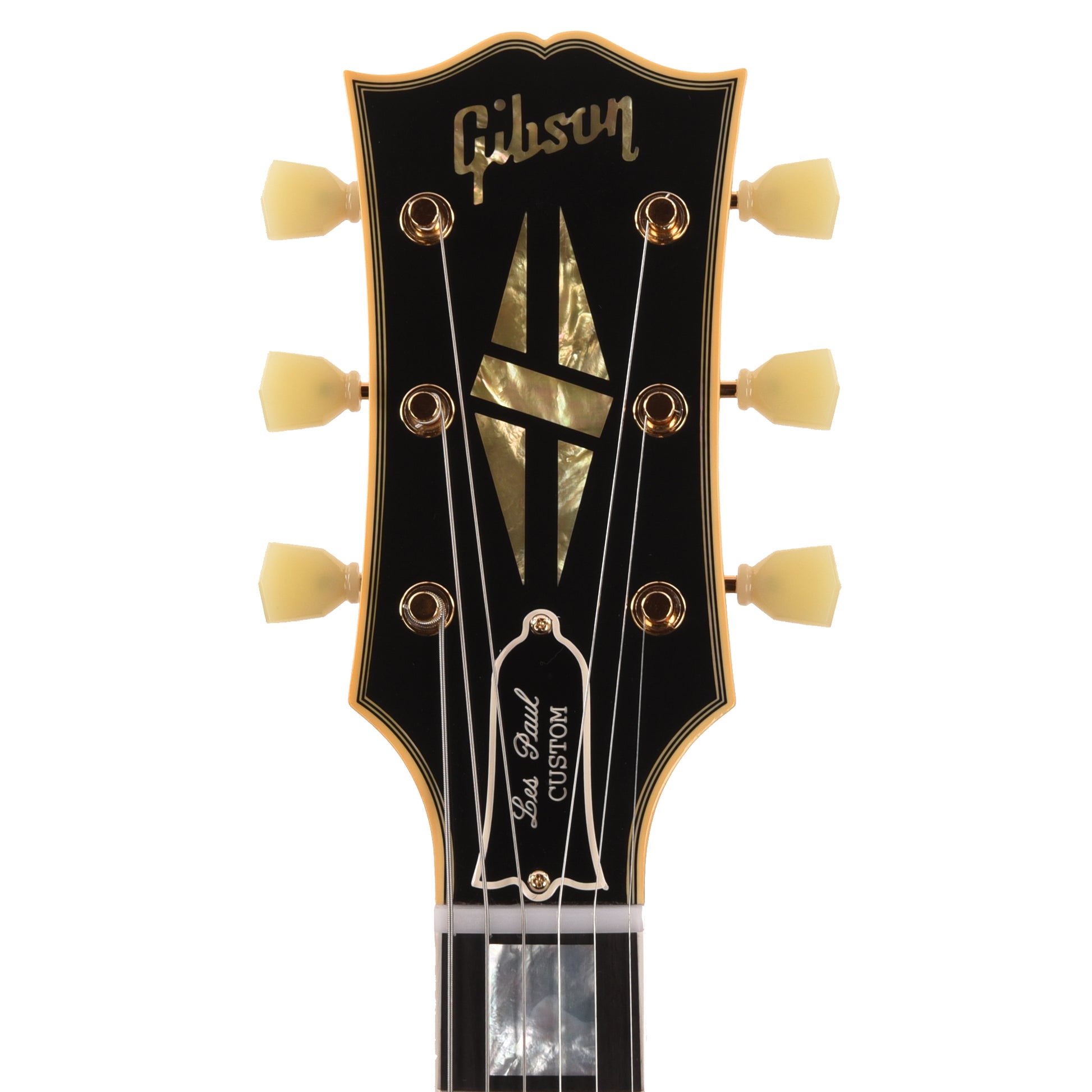 Gibson Custom Shop 1954 Les Paul Custom Staple Pickup Reissue Ebony VOS Electric Guitars / Solid Body