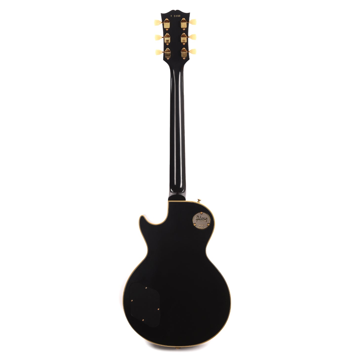 Gibson Custom Shop 1954 Les Paul Custom Staple Pickup Reissue Ebony VOS Electric Guitars / Solid Body