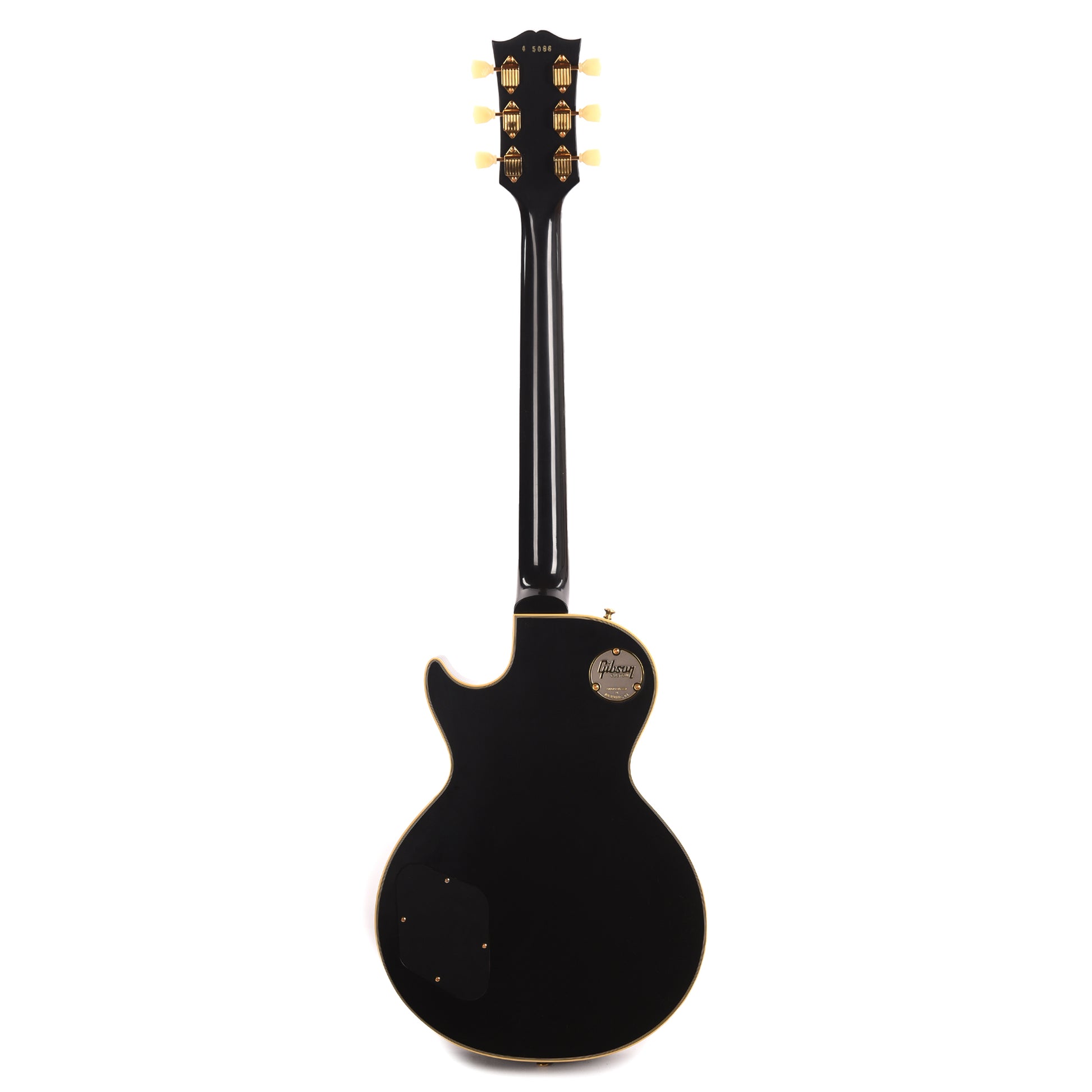 Gibson Custom Shop 1954 Les Paul Custom Staple Pickup Reissue Ebony VOS Electric Guitars / Solid Body